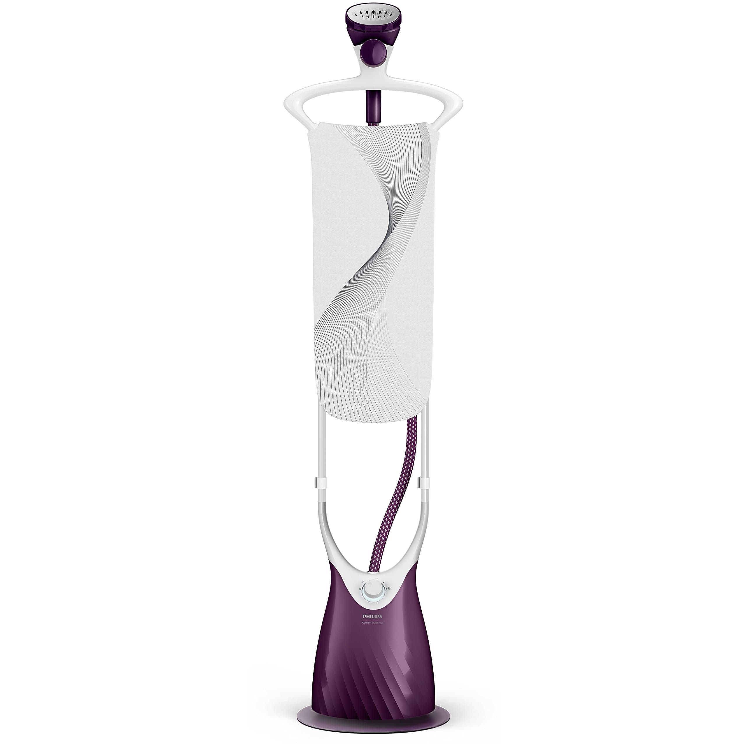 Philips GC558/36 Comfort Touch Plus Standing Garment Steamer, 1.8 Litre, 2000 W, Purple