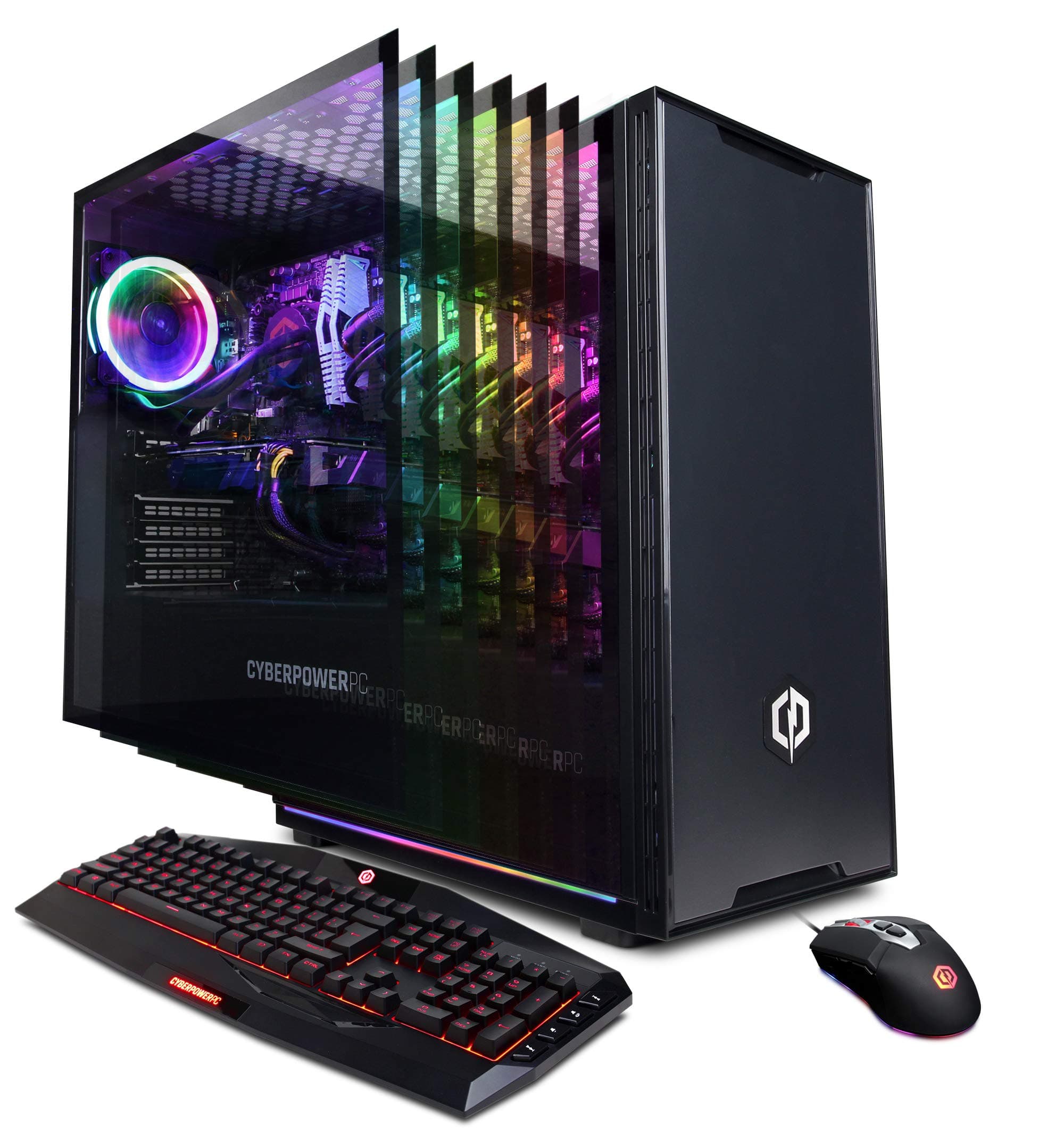 CYBERPOWERPC Gamer Supreme Liquid Cool Gaming PC, Intel Core i9-9900K 3.6GHz, NVIDIA GeForce RTX 2070 Super 8GB, 16GB DDR4, 500GB PCI-E NVMe SSD, 2TB HDD, WiFi Ready & Win 10 Home (SLC10200CPGV2)