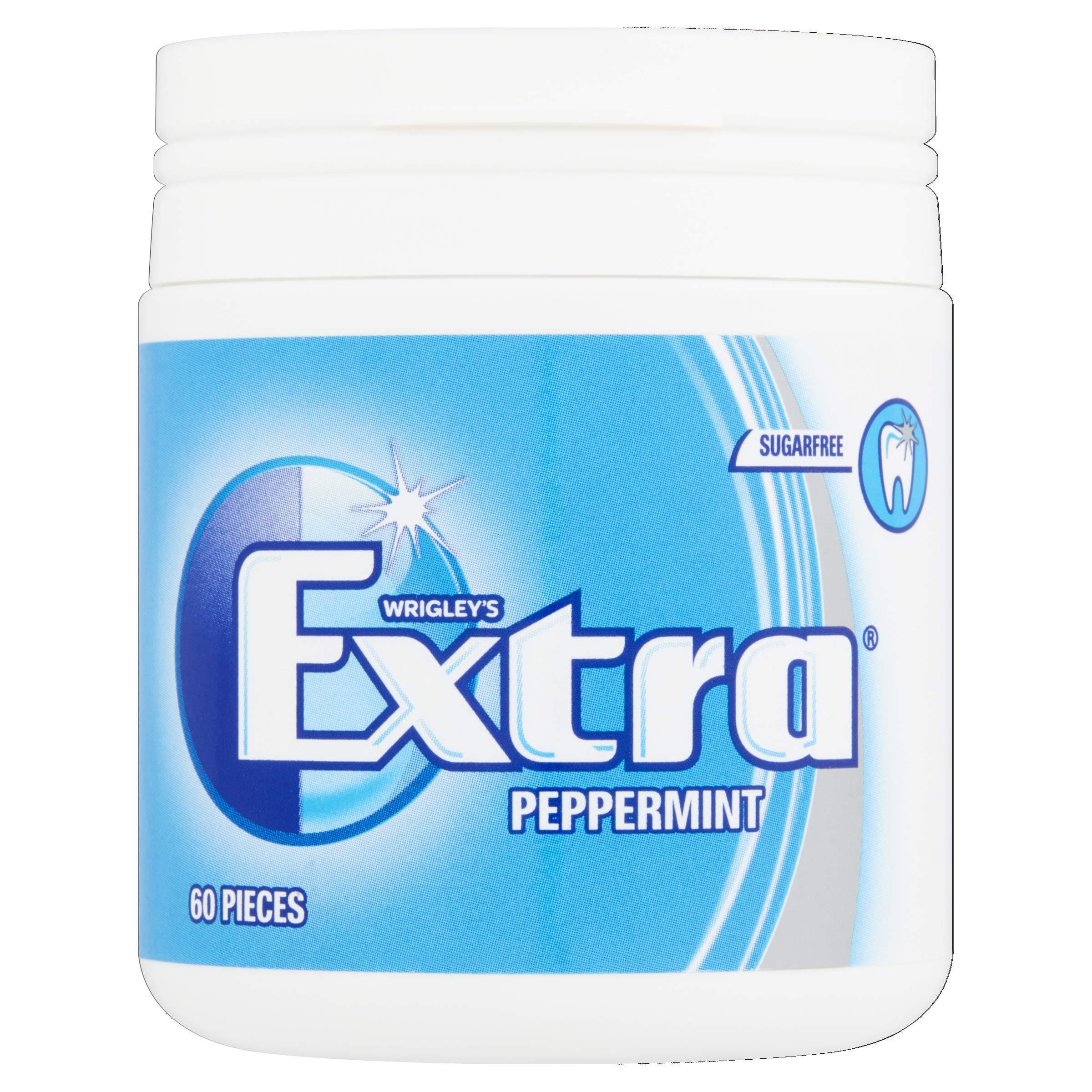 Wrigley's Extra Peppermint Bottle, 60 each