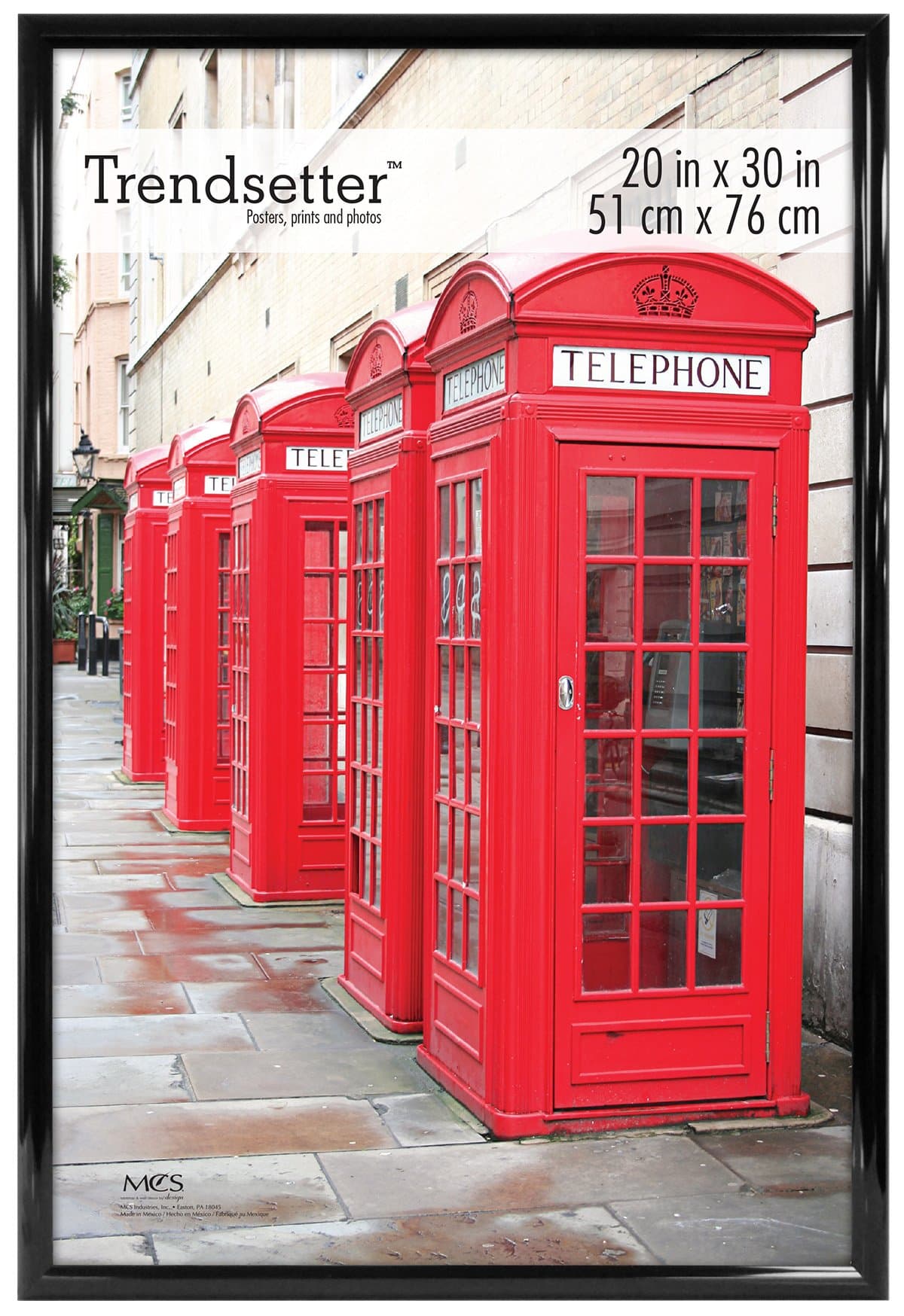 Trendsetter 20x30 Inch Poster Frame, Black (27030)