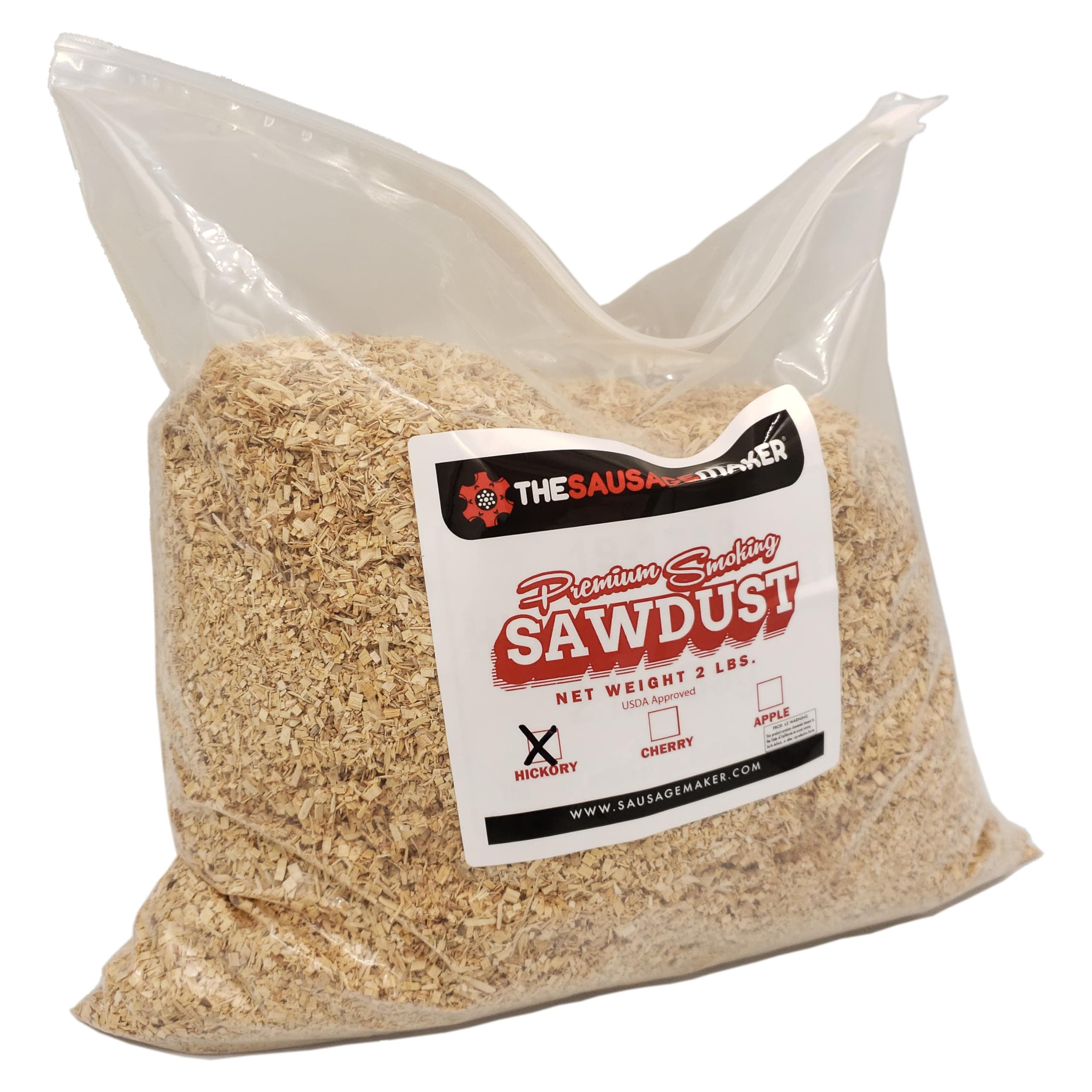 The Sausage Maker - Hickory Sawdust for Smokers, 2 lb. Bag