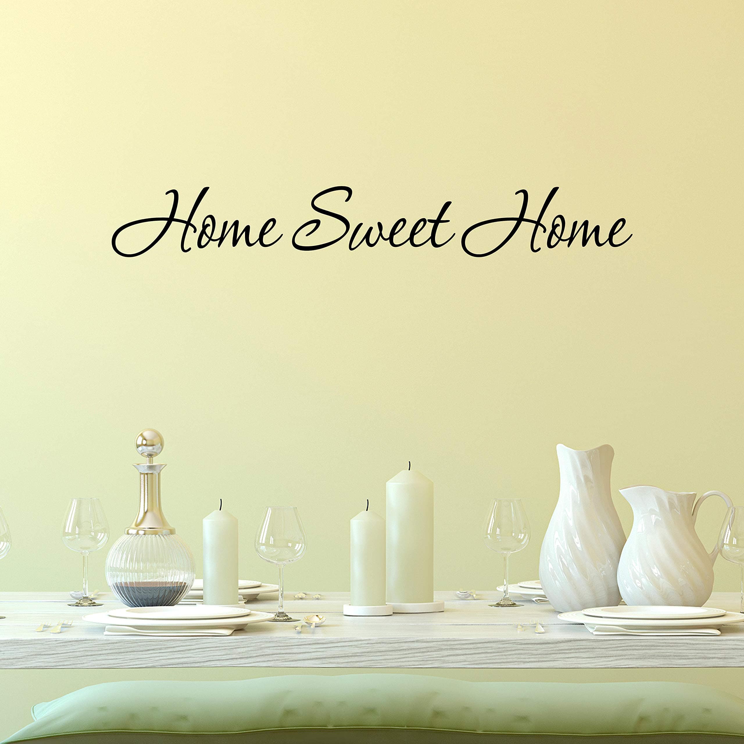 Home Sweet Home Vinyl Wall Quotes and Sayings Art Decor Decal
