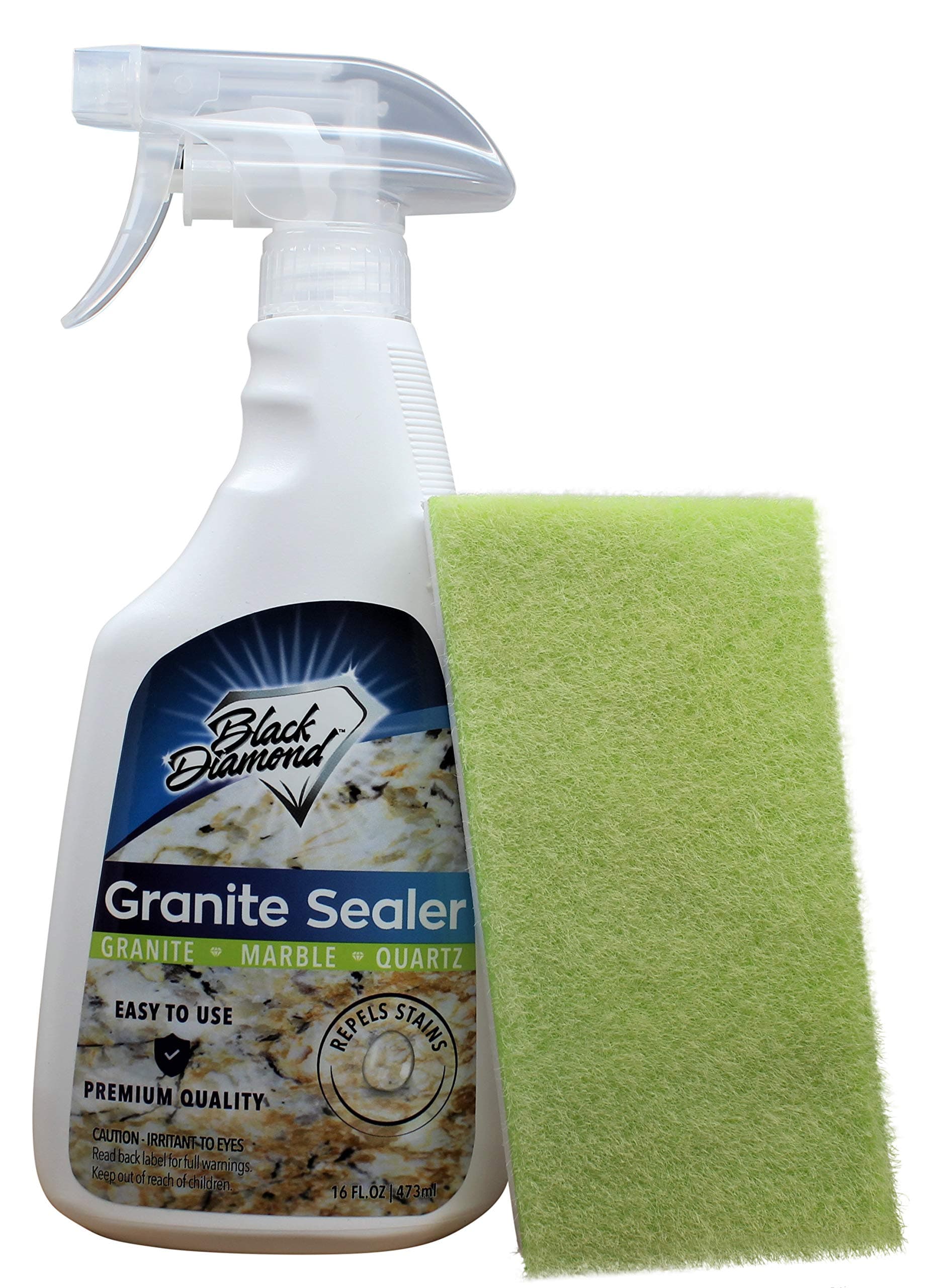 Granite Sealer: Seals and Protects, Granite, Marble, Travertine, Limestone and Concrete Counter Tops. Works Great On Grout, Fireplaces and Patios. 1-Pint/1-Pad NGPT-PAD