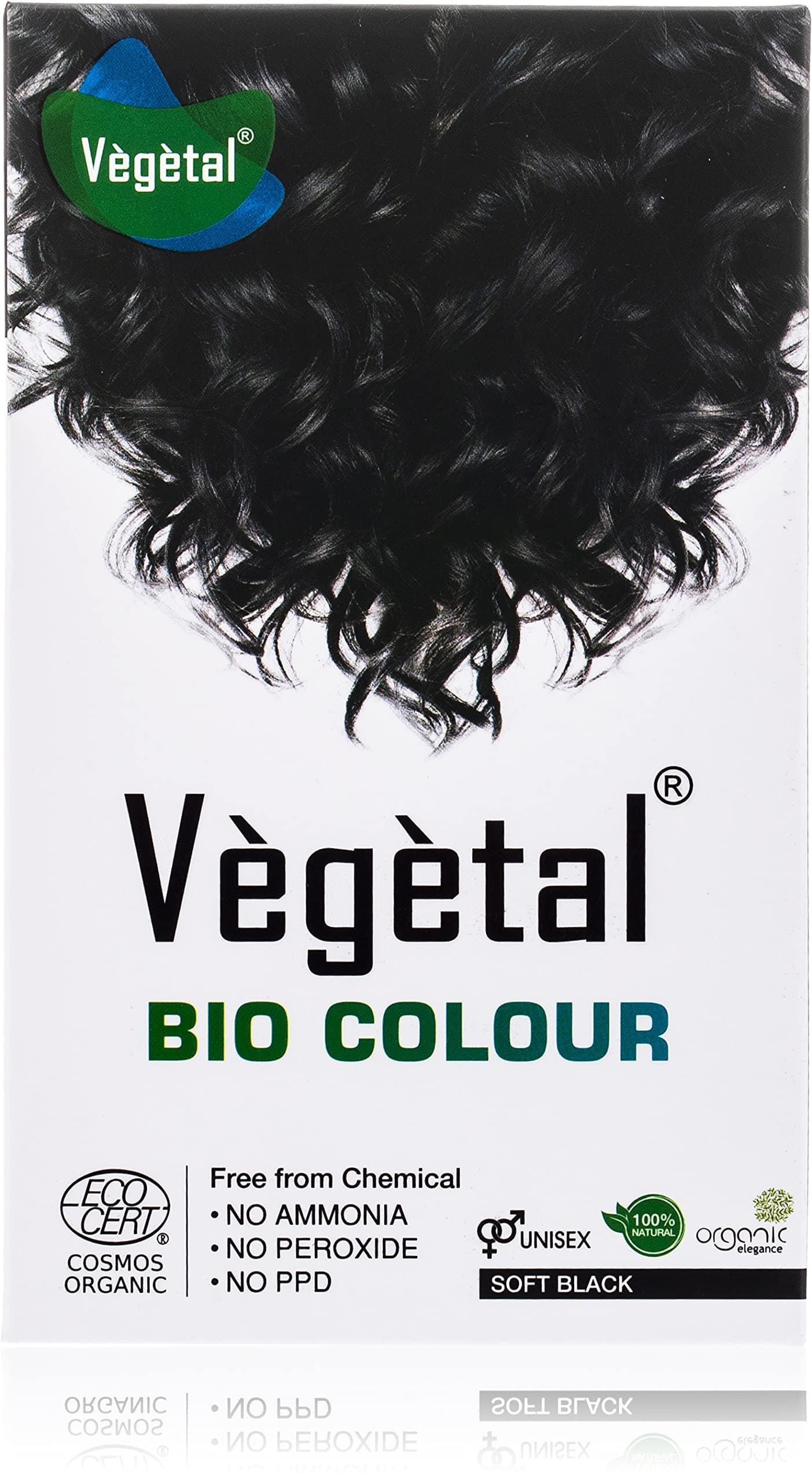 Bio Colour Soft Black- 100g Semi permanent Hair Colour/Dye with 100% Natural & Safe Ingredients Free from Chemical, No Ammonia,|No Peroxide,No PPD, Contro, Dandruff,Stimulates Hair growth