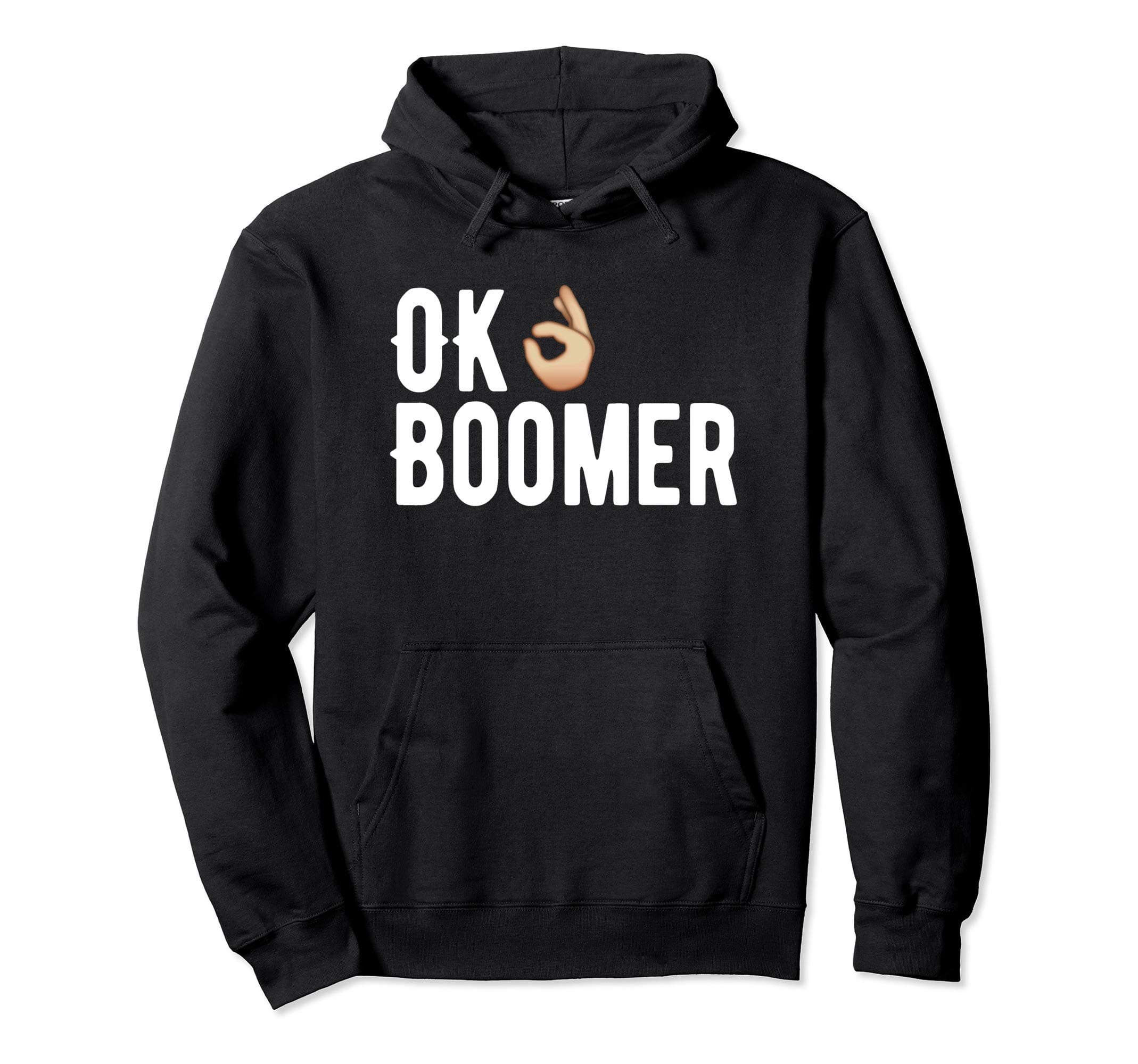 Ok Boomer Funny Gen Z Meme Hand Emoji Okay Christmas Gift Pullover Hoodie