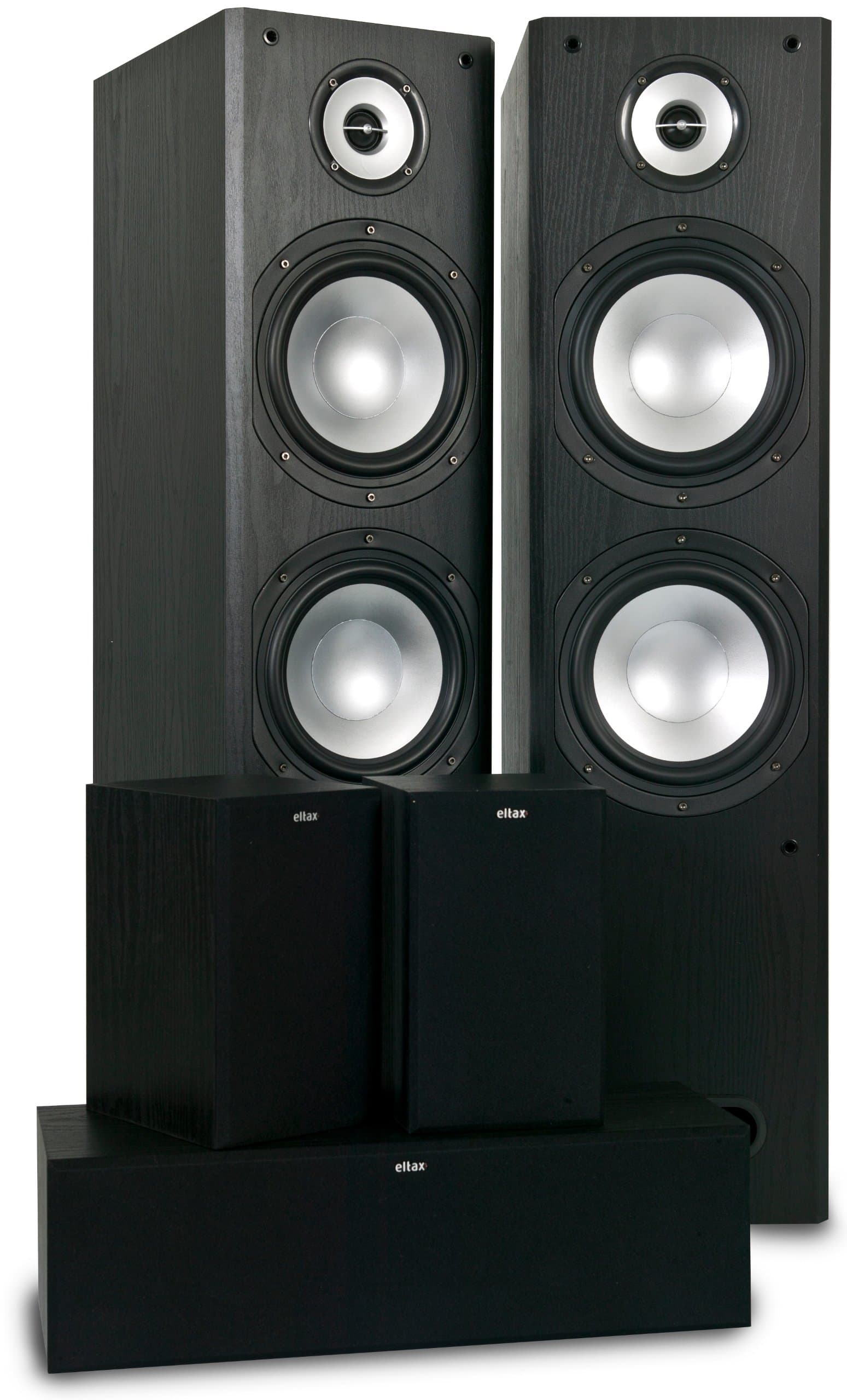 Eltax ELT-IDA50/BK Idaho 5.0 Surround Loudspeakers - Black