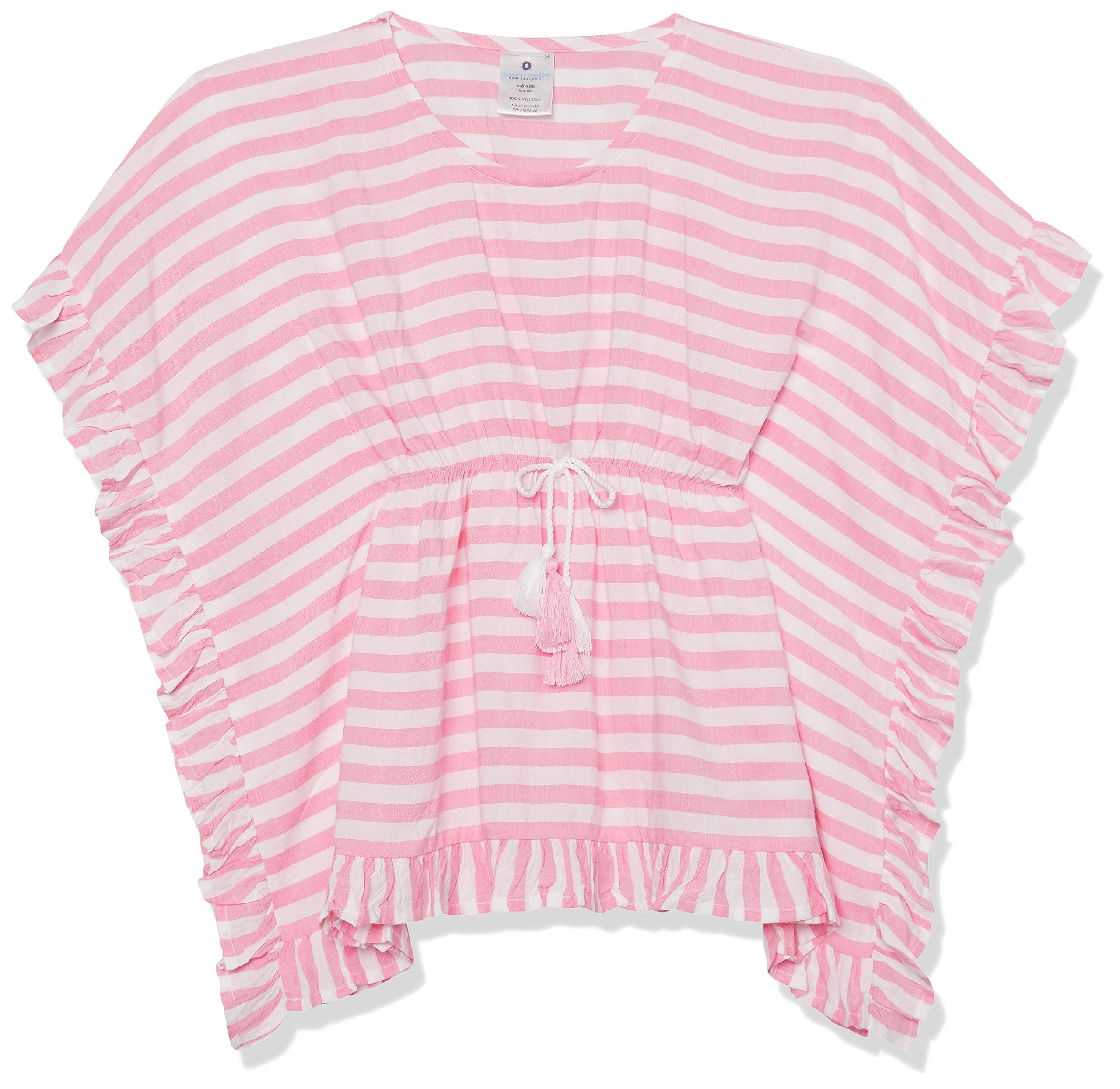 Snapper Rock Girls' Pink Stripe Cover-up (Little Big Kids)
