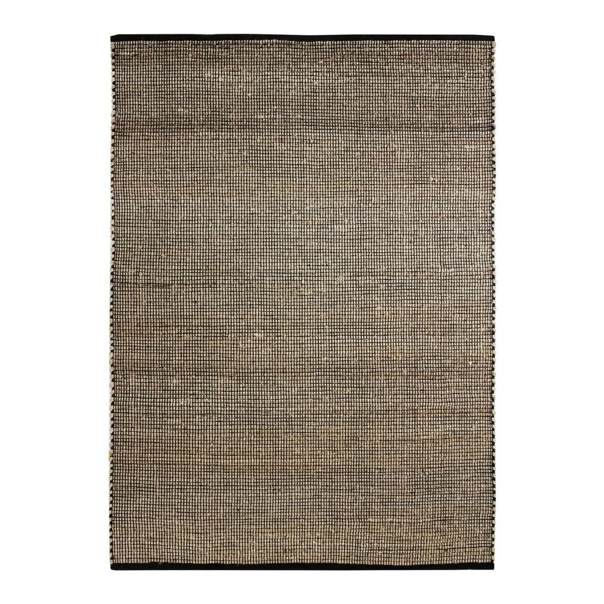 Thedecofactory Natural Black Woven Rug 160cm x 230cm