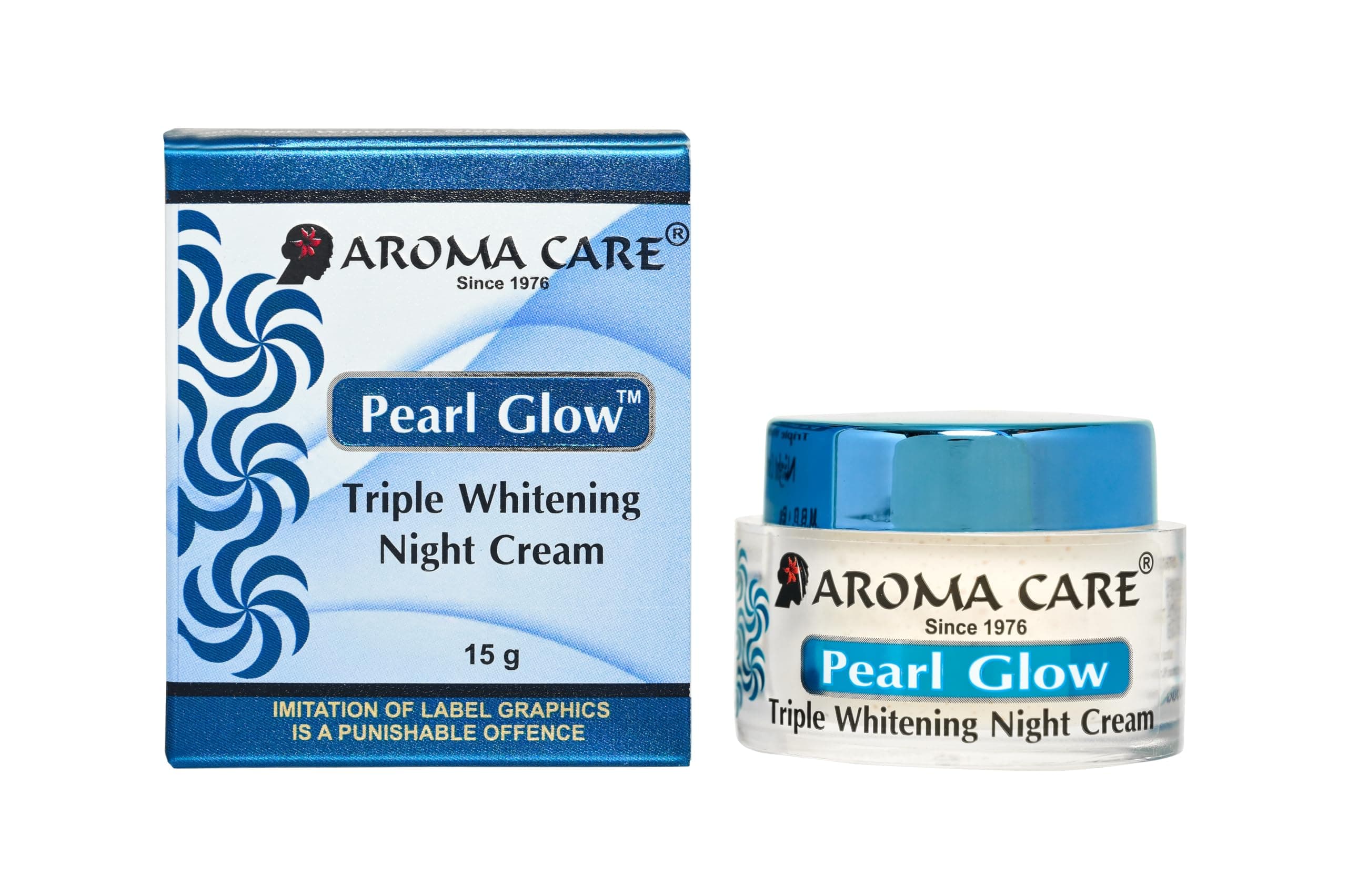 Aroma Care Pearl Glow Night Cream, 15g – Brightening & Deep Moisturizing Formula with Alpha Arbutin