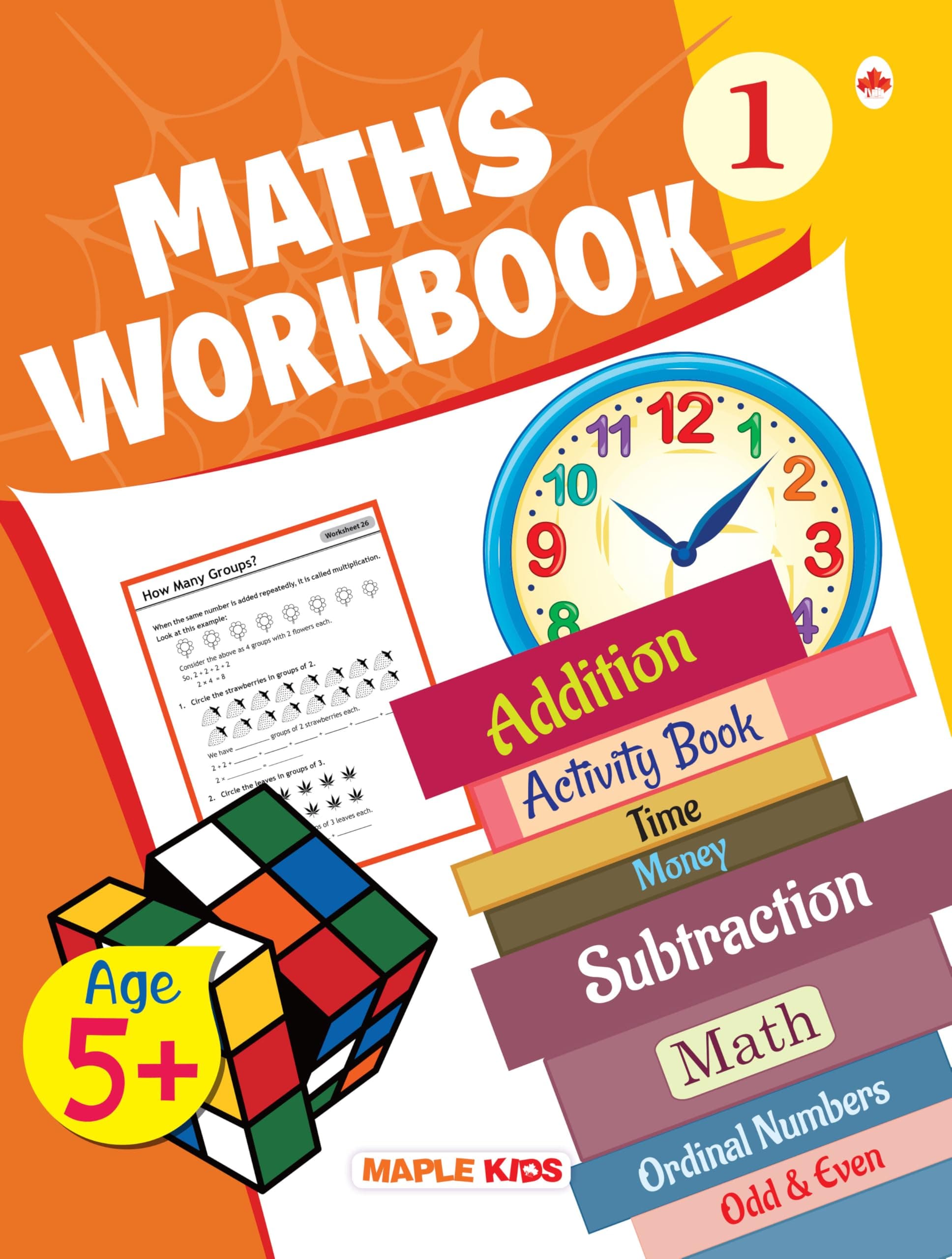 Mental Maths - Mathematics Activity Book 1 for class 1+, Age 5+ Years