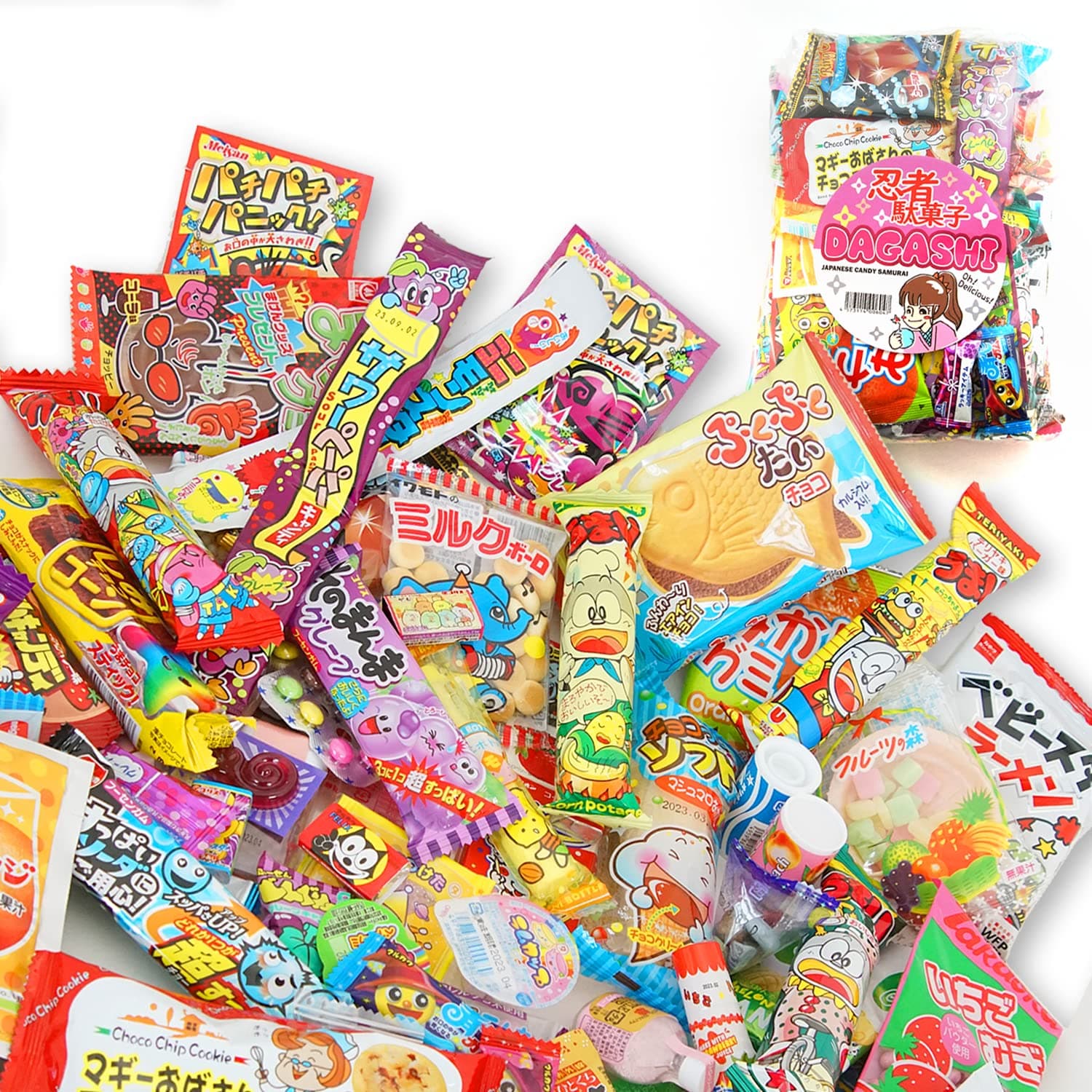 Japanese Candy Assortment 72pcs (JAPANESE CANDY SAMURAI)