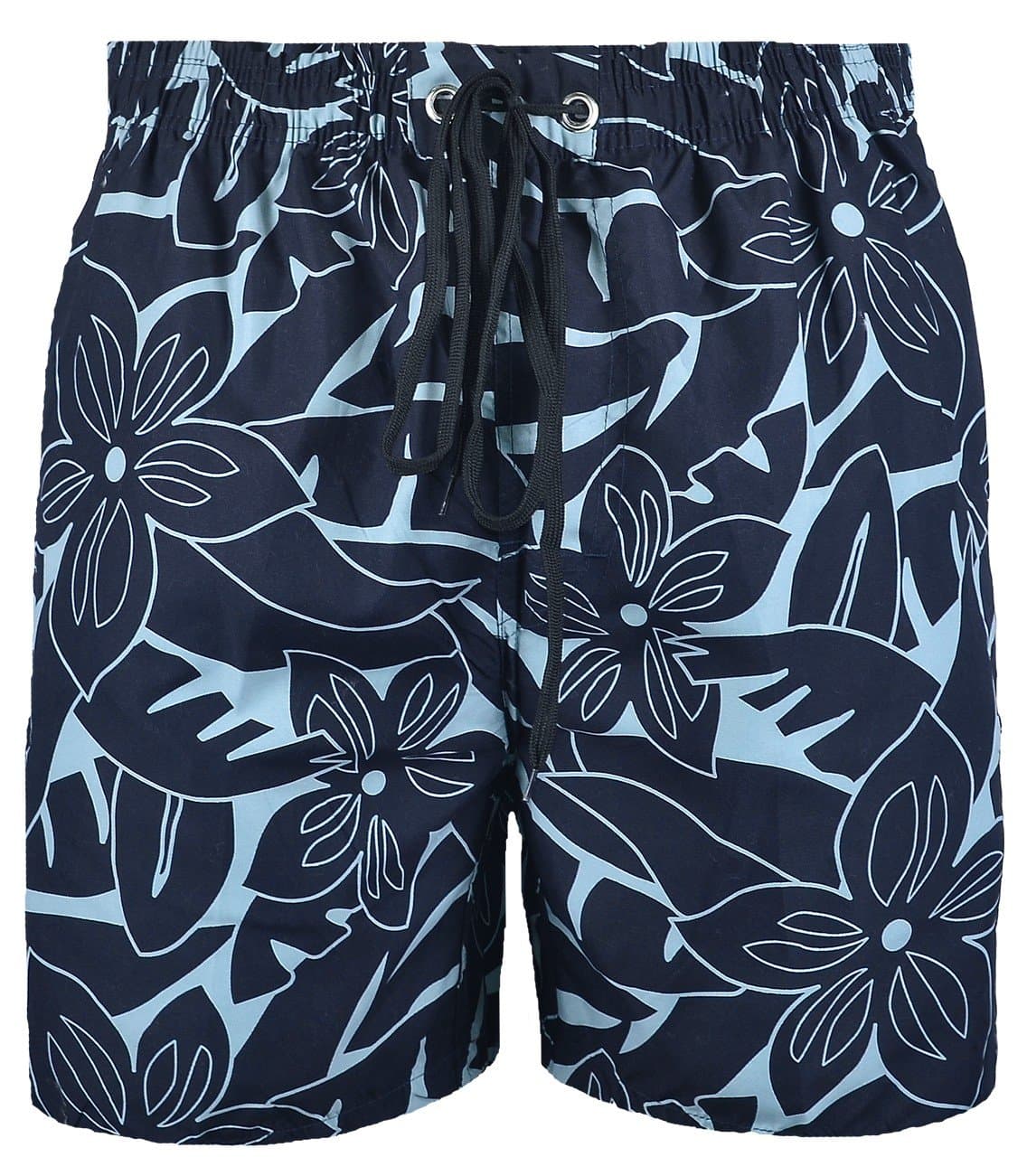 Big Mens Navy Brooklyn Gourd Floral Swim Shorts 2XL 3XL 4XL 5XL 6XL