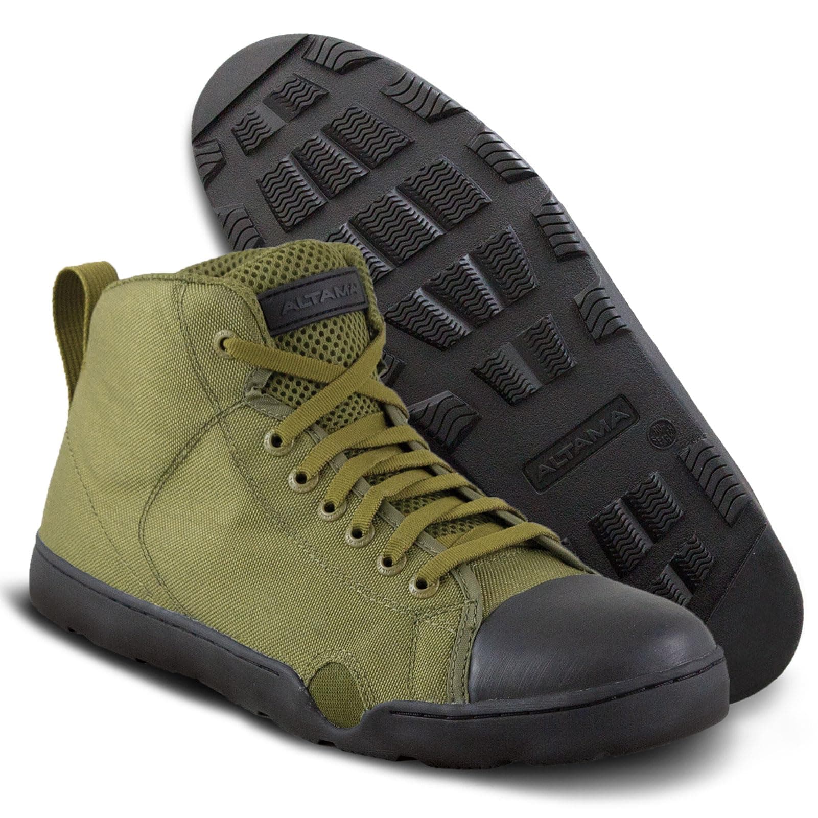 Unisex Maritime Mid Dive Fin-Compatible Tactical Boots with Water Drainage Ports & Water-Resistant PU Contoured Insole