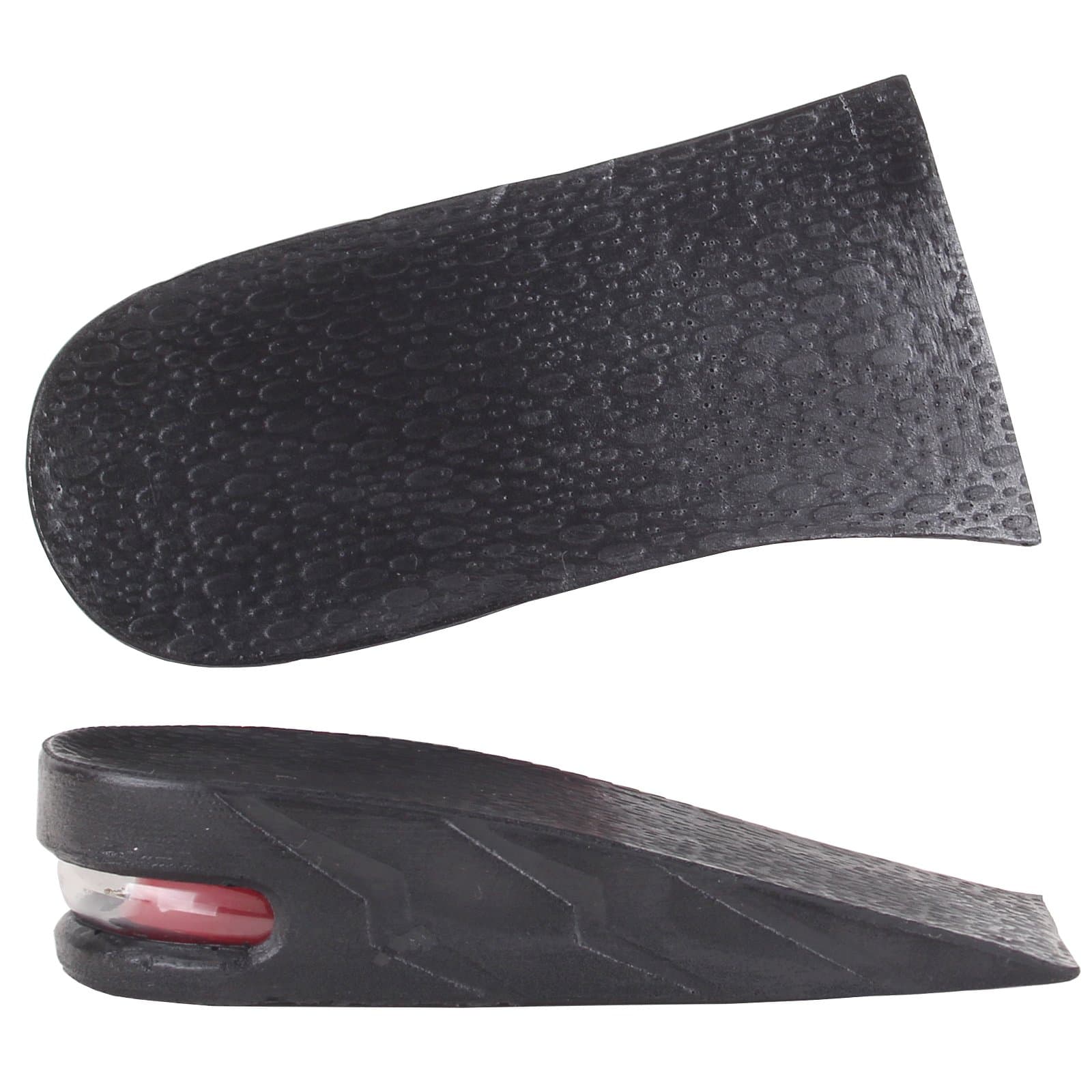 Y2C Unisex Height Increase Taller Half Air Insoles (Approx 1.2 inches) Black and Random Gift