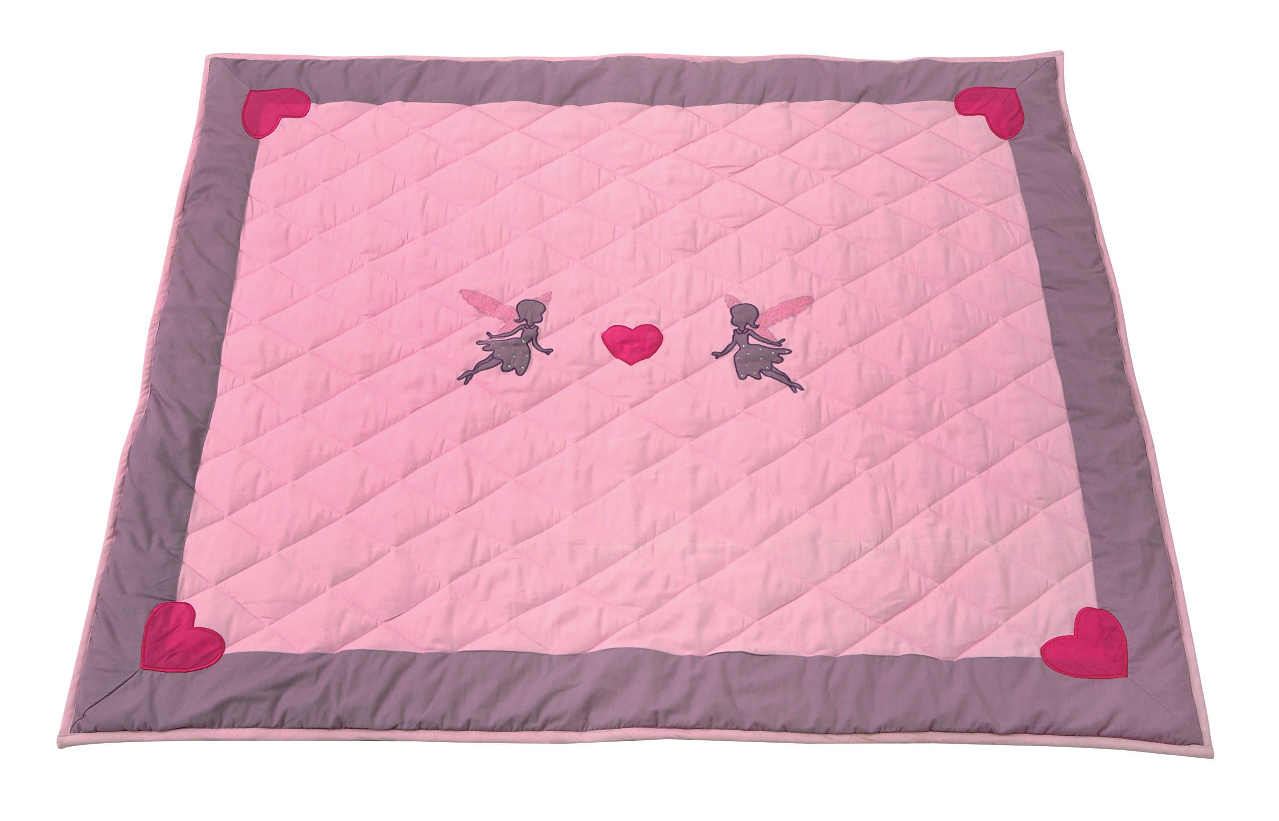 Enchanted Cottage and Fairy Woodland Floor Quilt (Large)