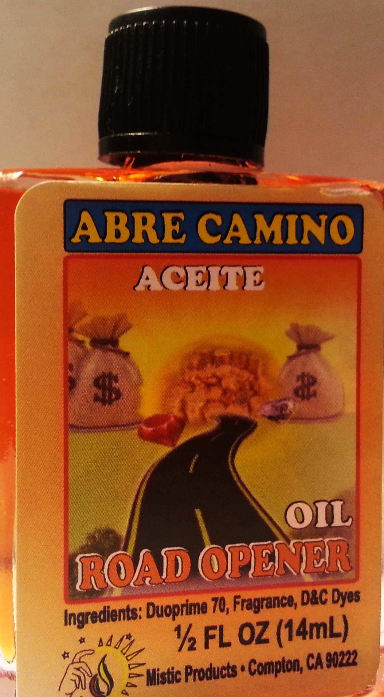 Mistic Products Road Opener Oil/Abre Camino Aceite Oil 1/2 Fl. Oz