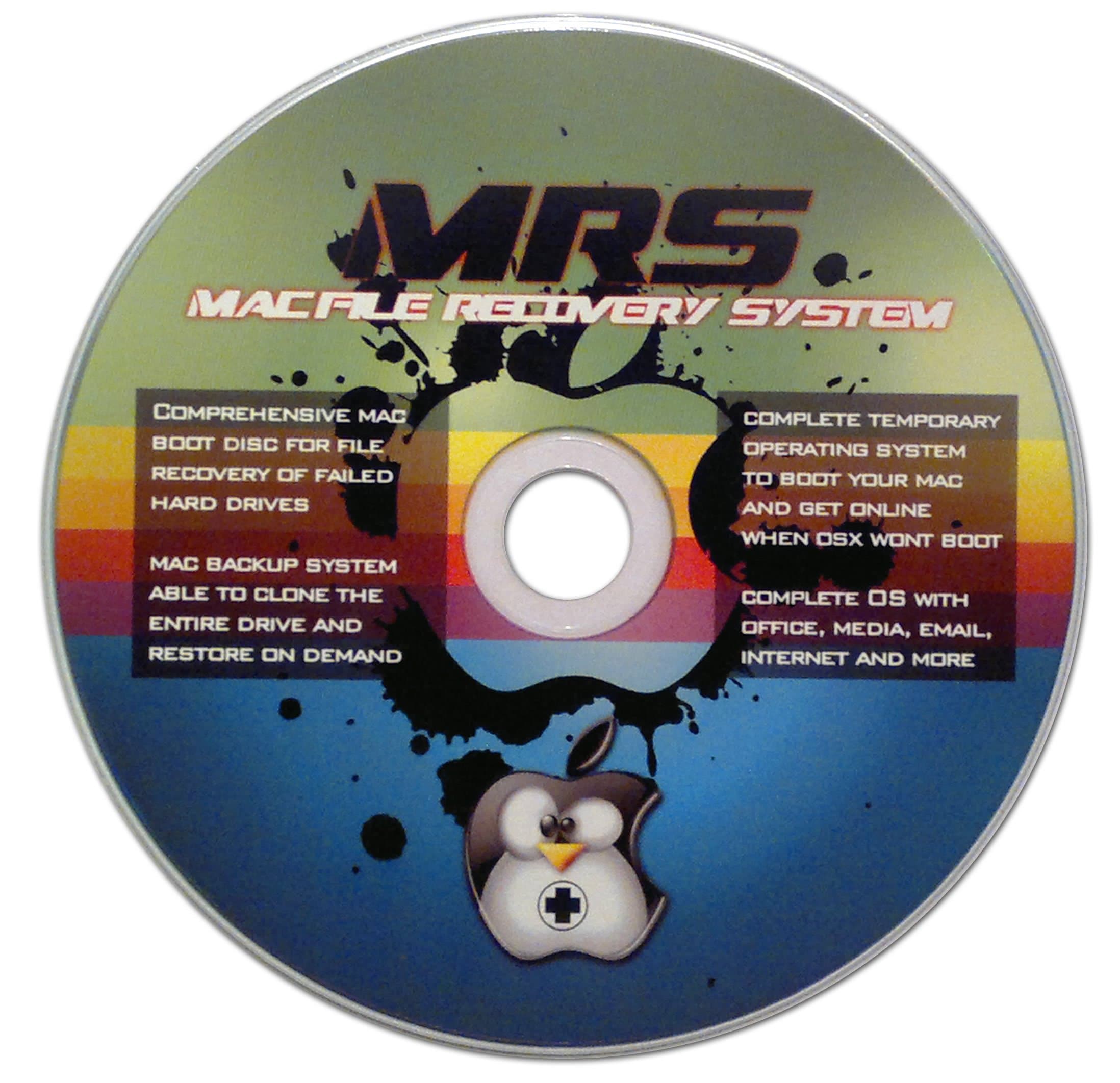 MAC OS X Recovery Boot Disc CD System [compatible all Versions Mac 0SX]