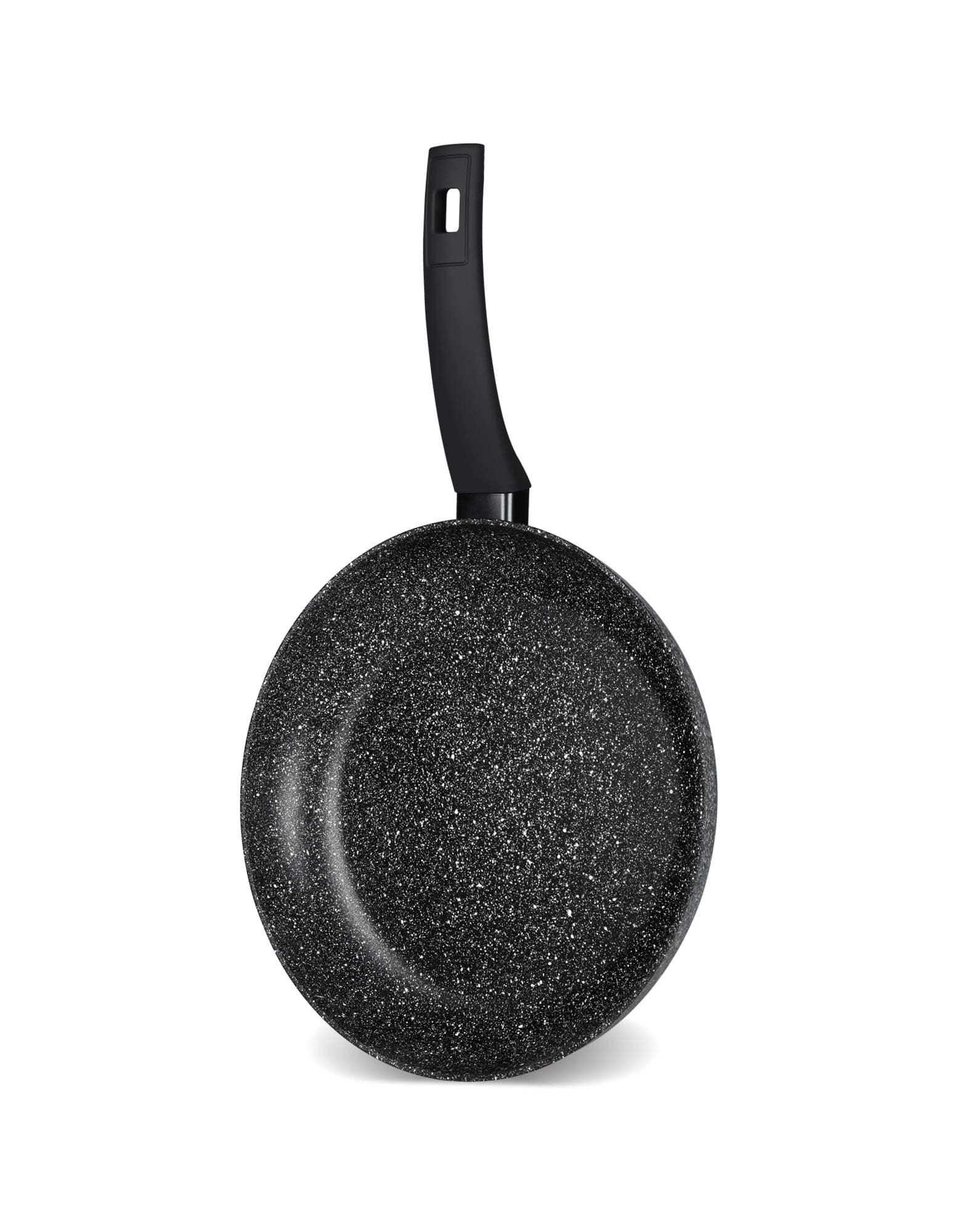 Rossetti® Elementi Natura Made in Italy 28cm Granite Non Stick Frying Pan No-Mess No-Fuss Carefree Granite Cookware Fry Pan Dishwasher Safe Frying Pans PFOA & Lead Free Frypans