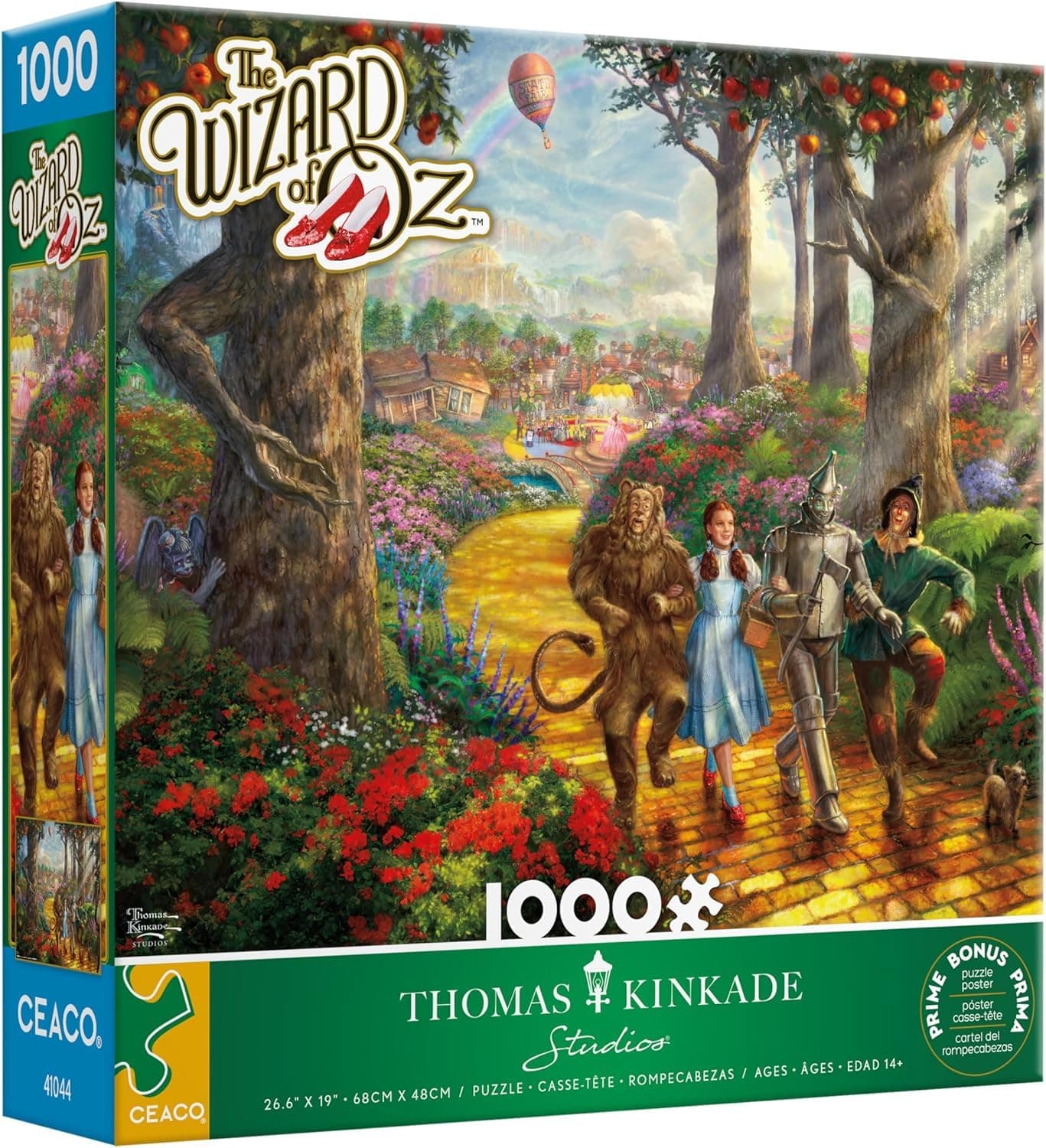 Thomas Kinkade - Follow The Yellow Brick Road - 1000 Piece Jigsaw Puzzle