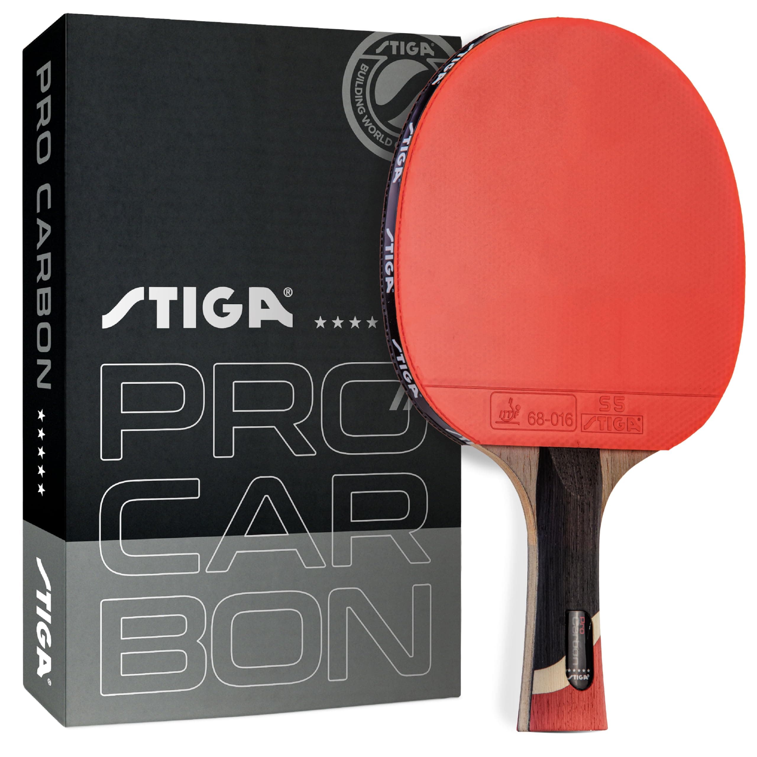 Pro Carbon Performance-Level Table Tennis Racket with Carbon Technology for Tournament Play