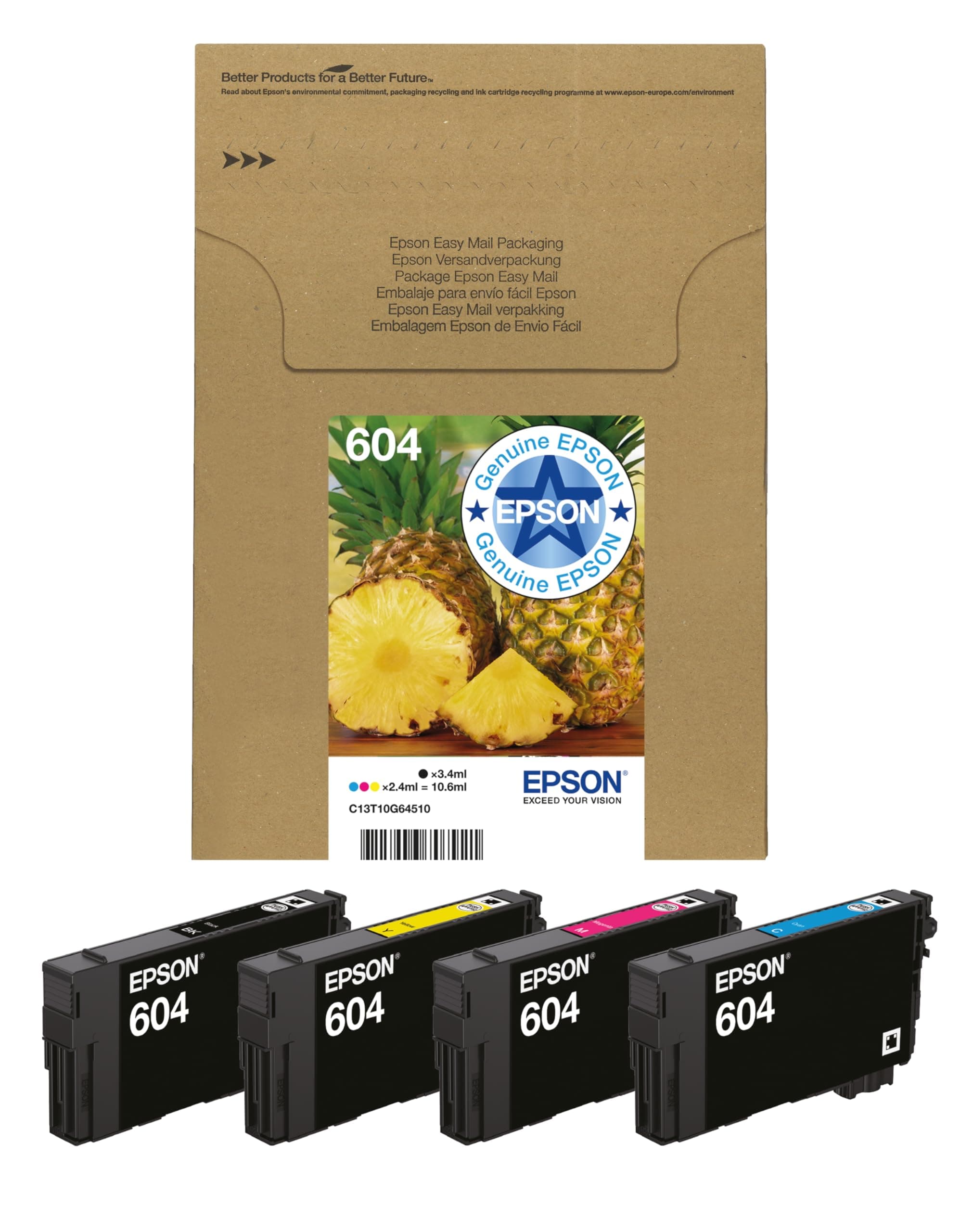 Multipack 4colours 604 EasyMail