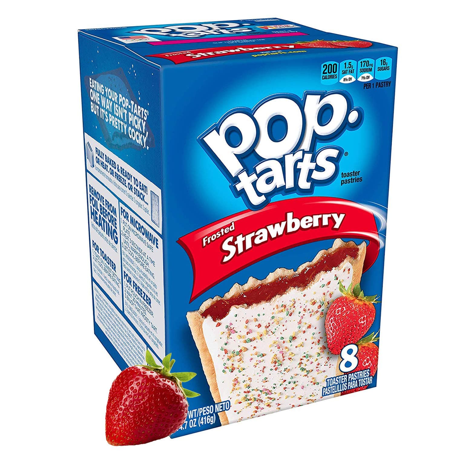 Pop Tarts Frosted Strawberry Pouch, 416 g