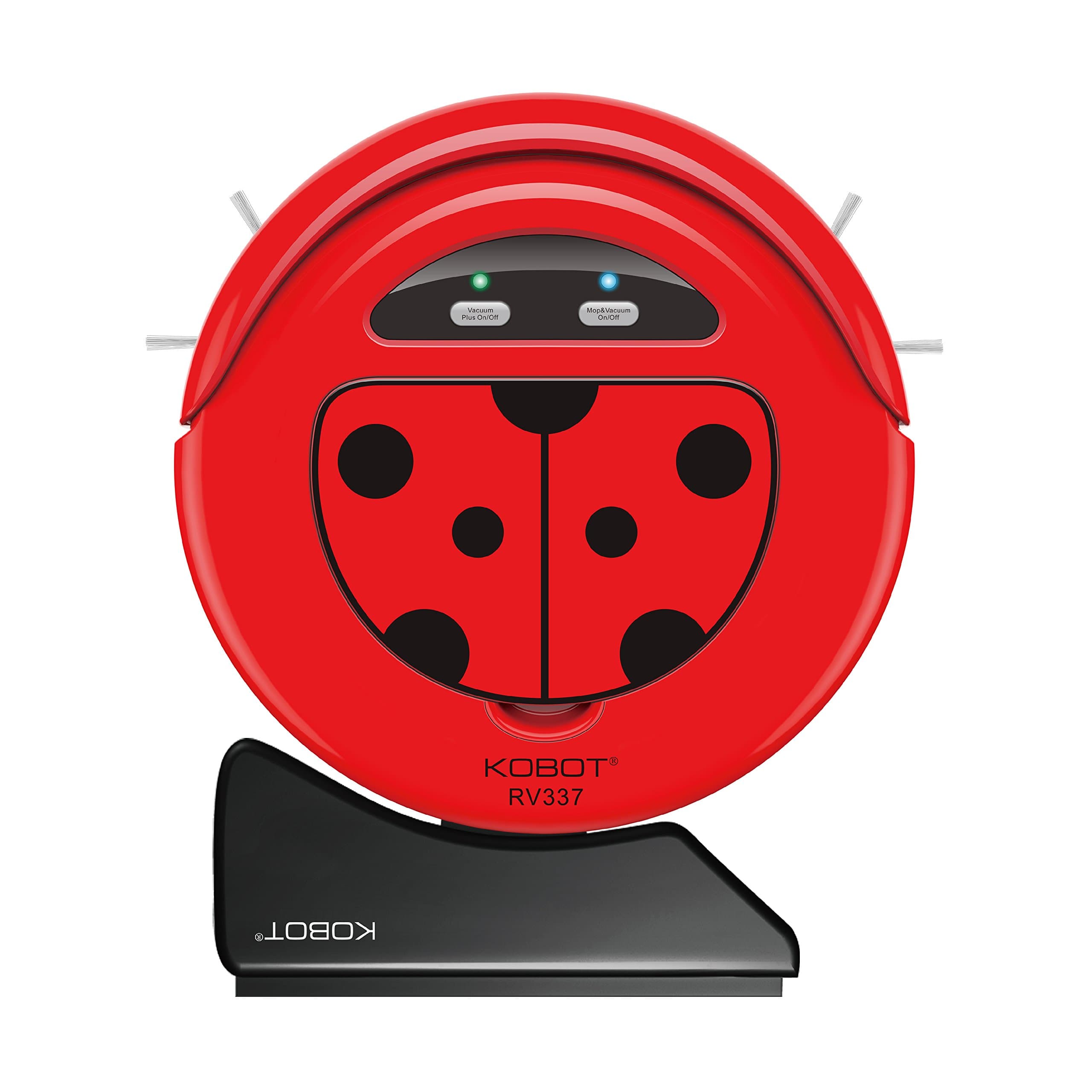 RV337-LB Robotic Vacuum with Auto Charging Home Base, Ladybug