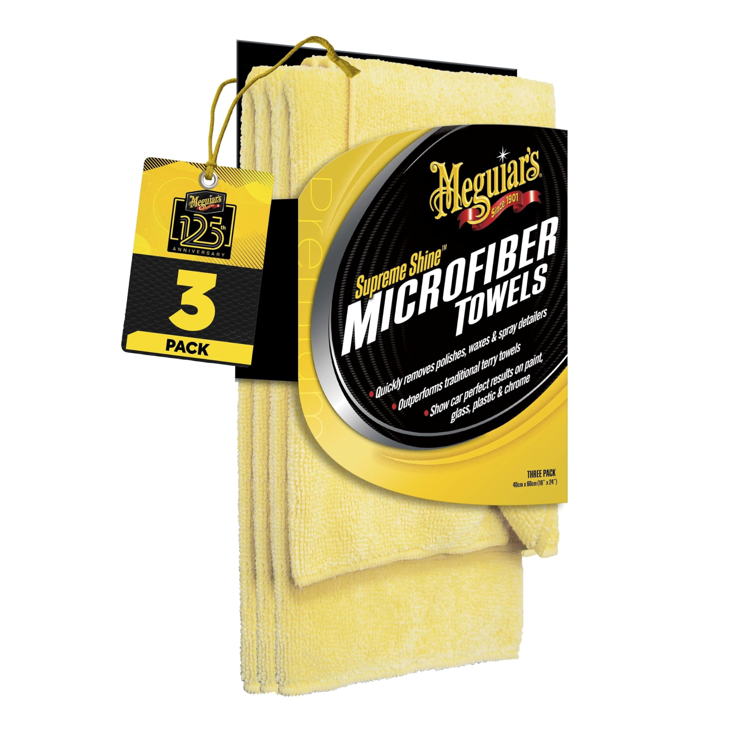 Meguiar'S Supreme Shine Microfiber Towel 3 Pack
