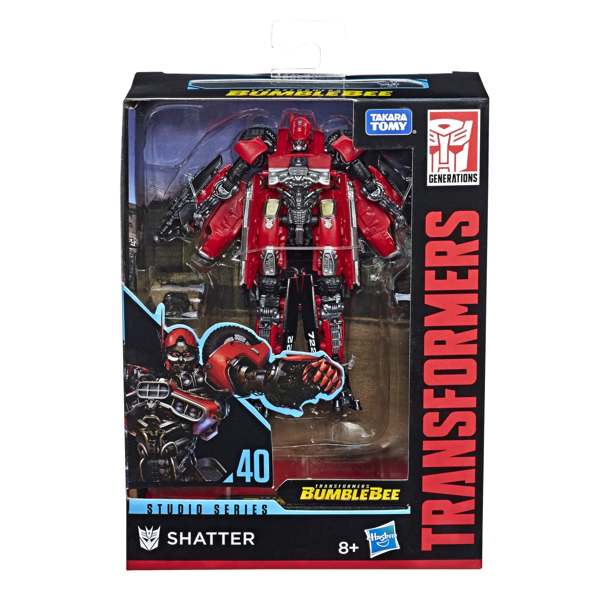 Transformers Studio Series – Deluxe Shatter Robot Car 11 cm – Convertible 2-in-1 Toy