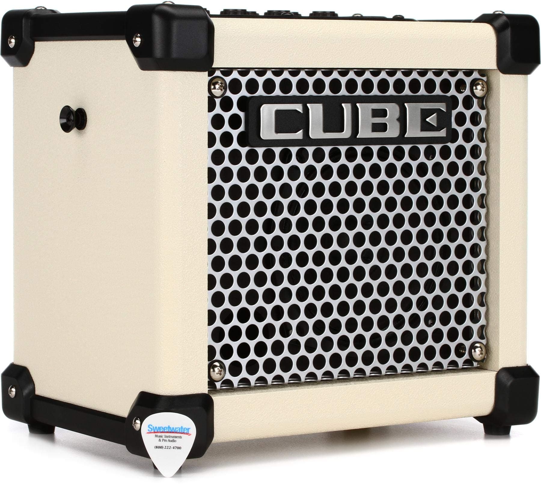 Roland MICRO CUBE GX Portable 3-Watt Guitar Amplifier, White