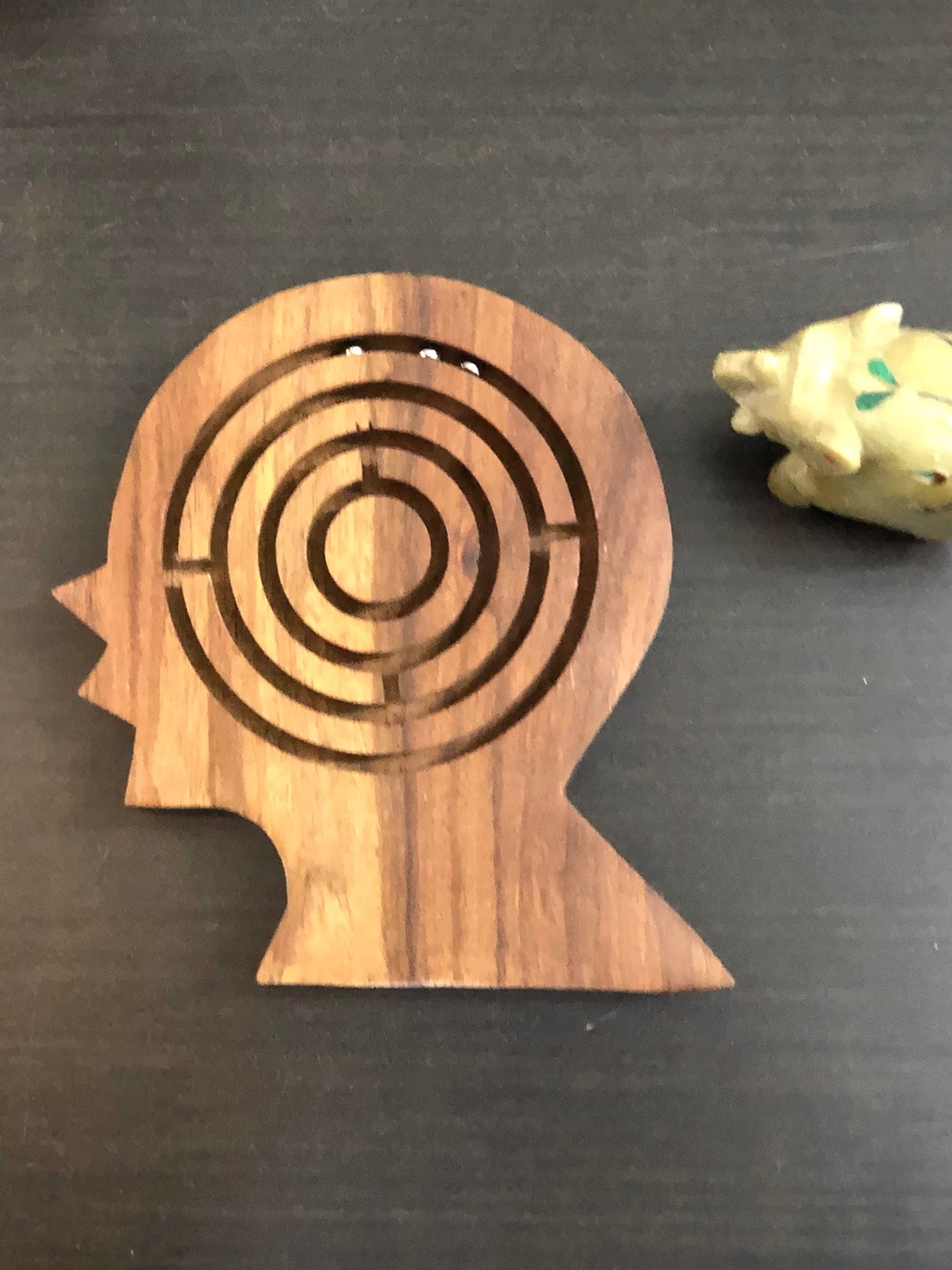 Master Piece Crafts Wooden Labyrinth Board Game Ball in A Maze Puzzle Human Face Shaped, Indoor Puzzle Game Gifts for Kids | Boys | Girls, Wooden Game Wooden Labyrinth Puzzle