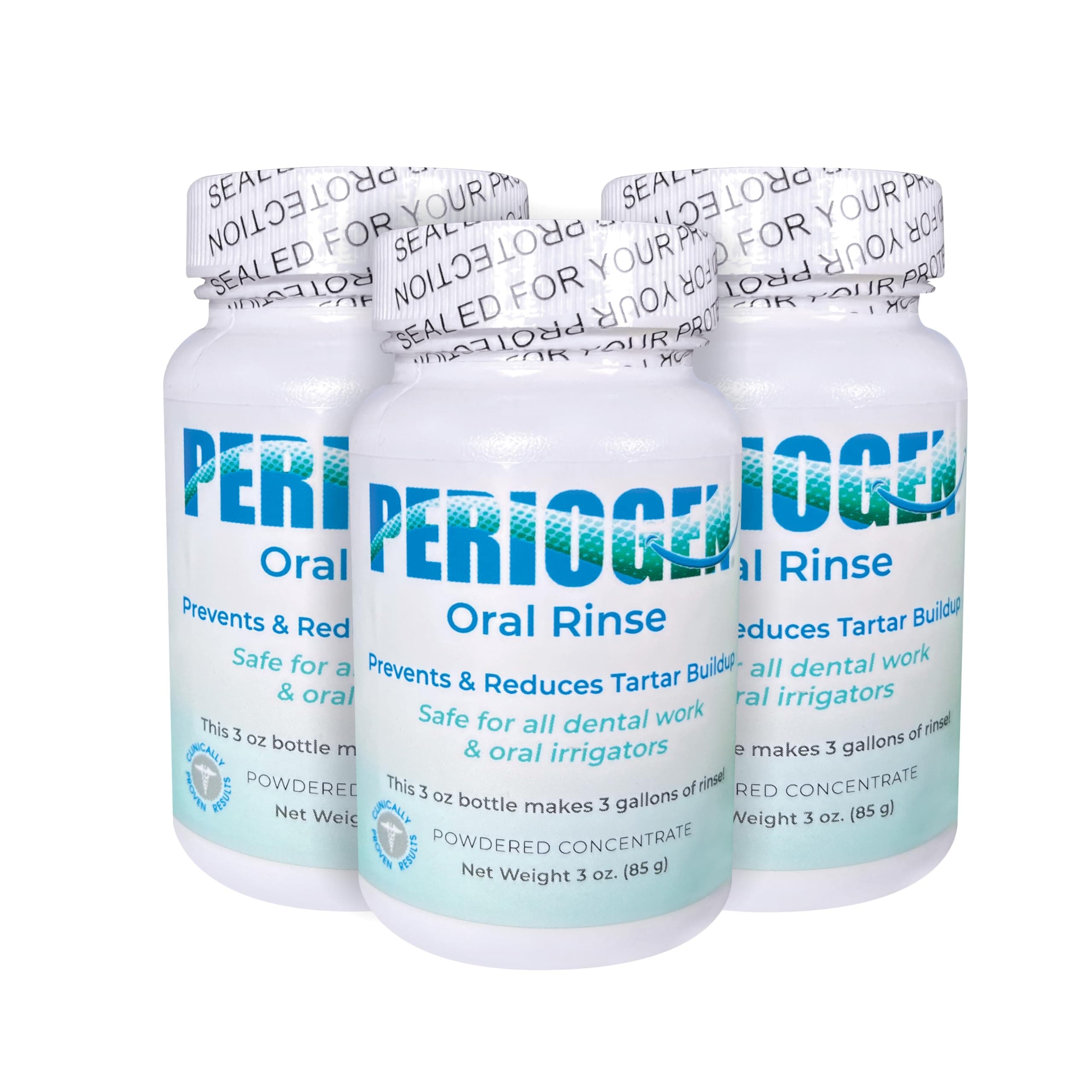 Periogen (3-Pk):The Only Product in The World Clinically Proven to Progressively Reduce Dental Tartar Buildup That is The Cause of Red, Sore, or Bleeding Gums