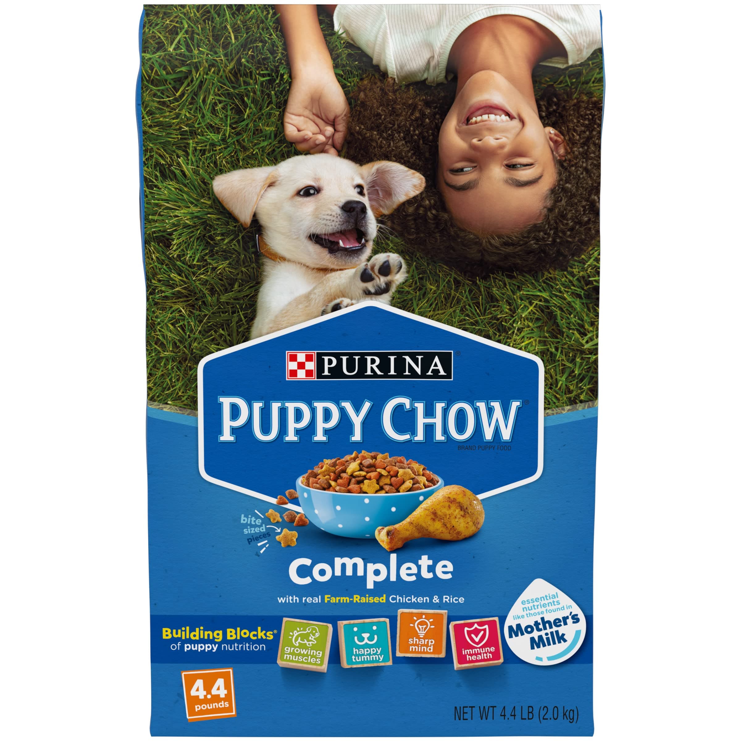 Purina Puppy ChowHigh Protein Dry Puppy Food, Complete With Real Chicken - (4) 4.4 lb. Bags