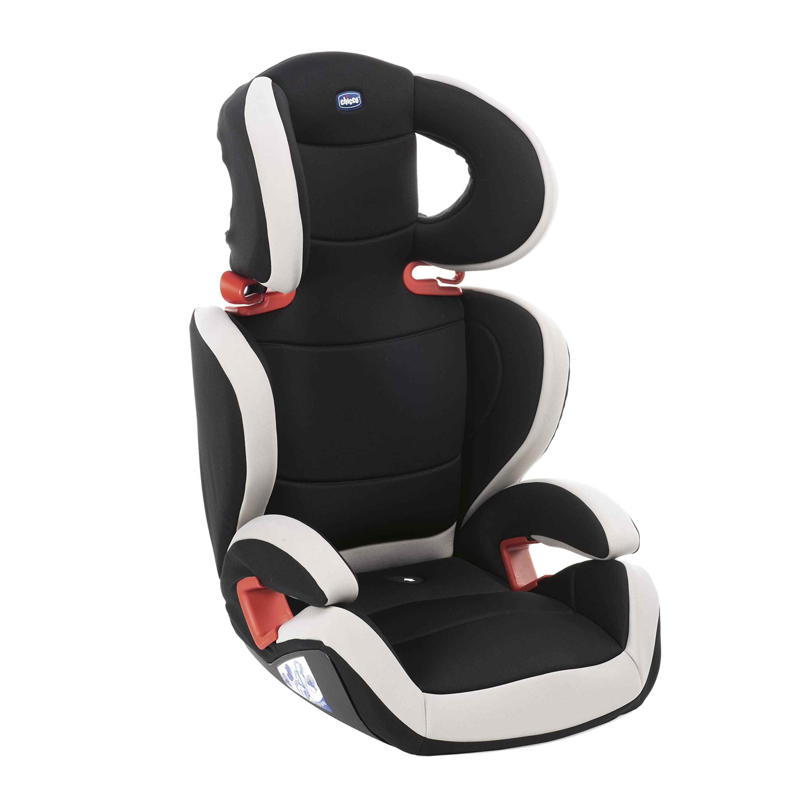 Chicco Key 23 Car Child Seat 15-36 kg, Adjustable Child Seat Group 2/3 for Children from 3-12 Years, with Adjustable Height and Width, Black Night