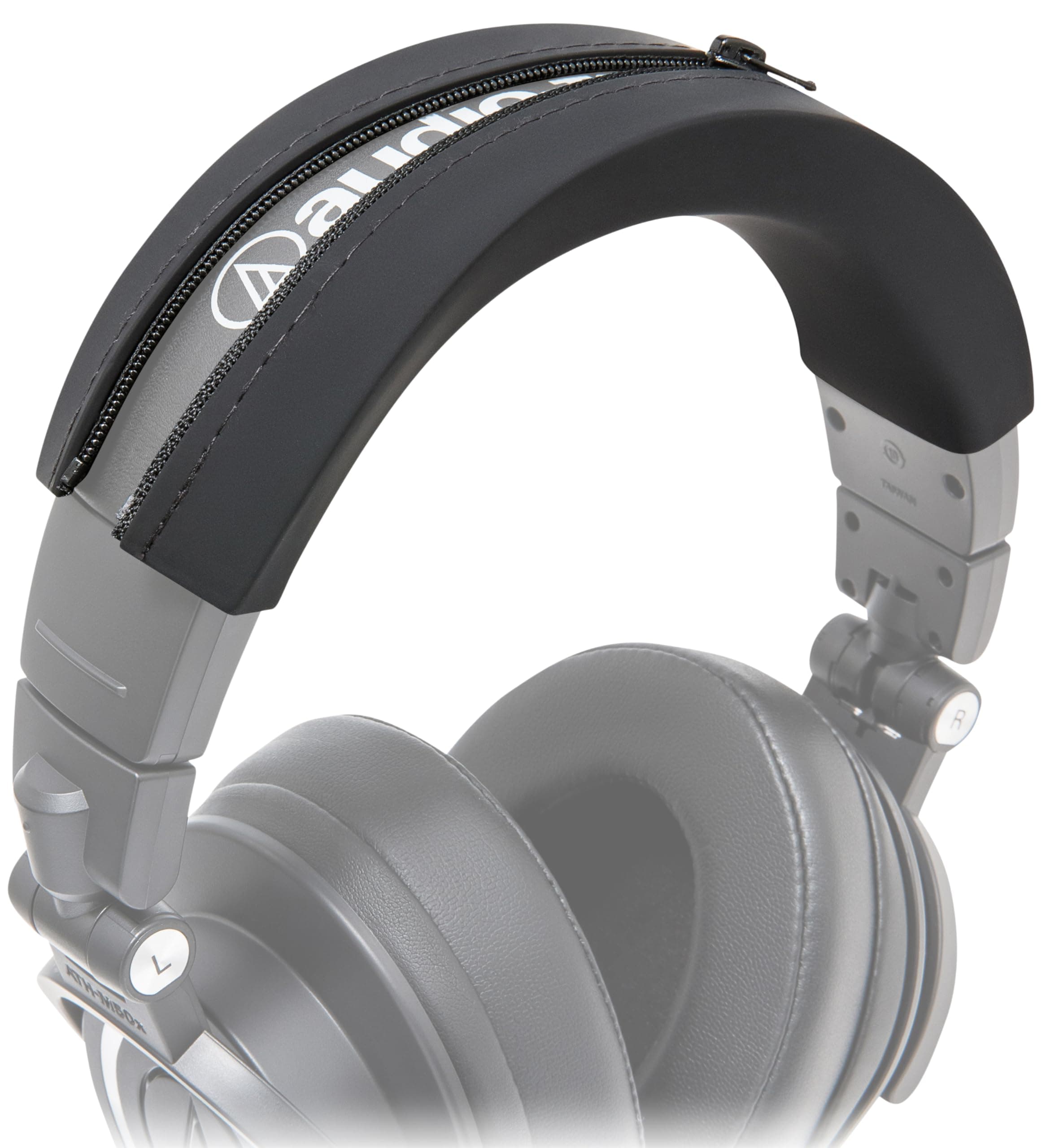 WC BandZ ATH - Upgraded Headband Cover for Audio Technica ATH M50X / M50XBT / M50 / M40X / M40 / M40FS / M30X / M30 / M20X / MSR7 by Wicked Cushions | Black