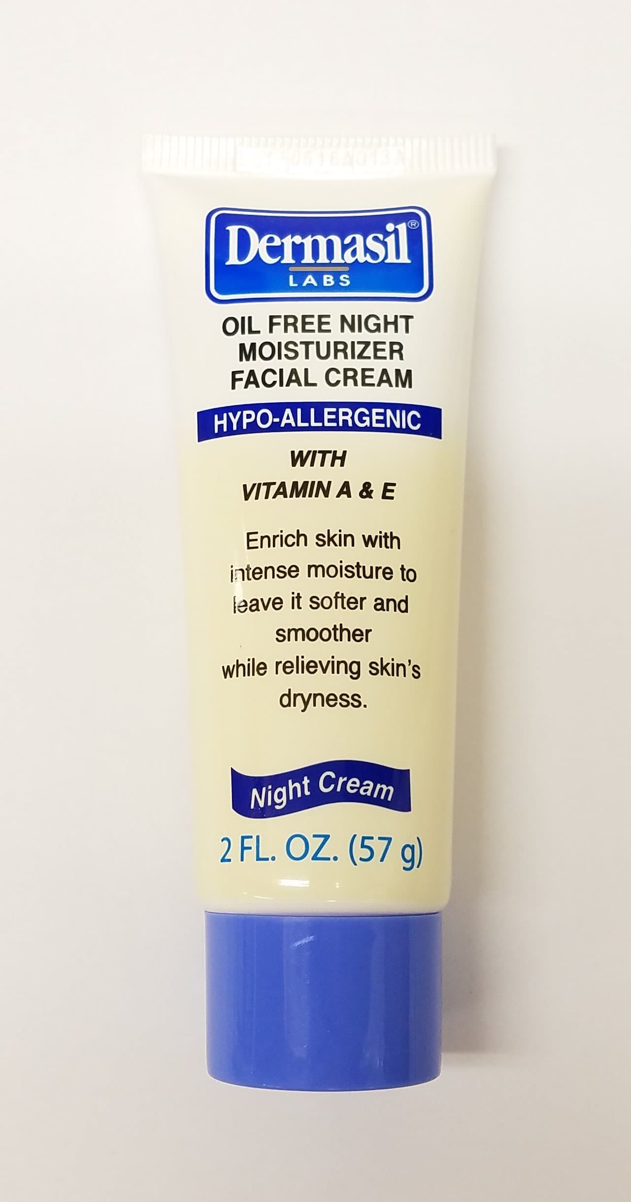 DermasilLabs Oil Free Night Moisturizer Facial Cream 2 Fl Oz.
