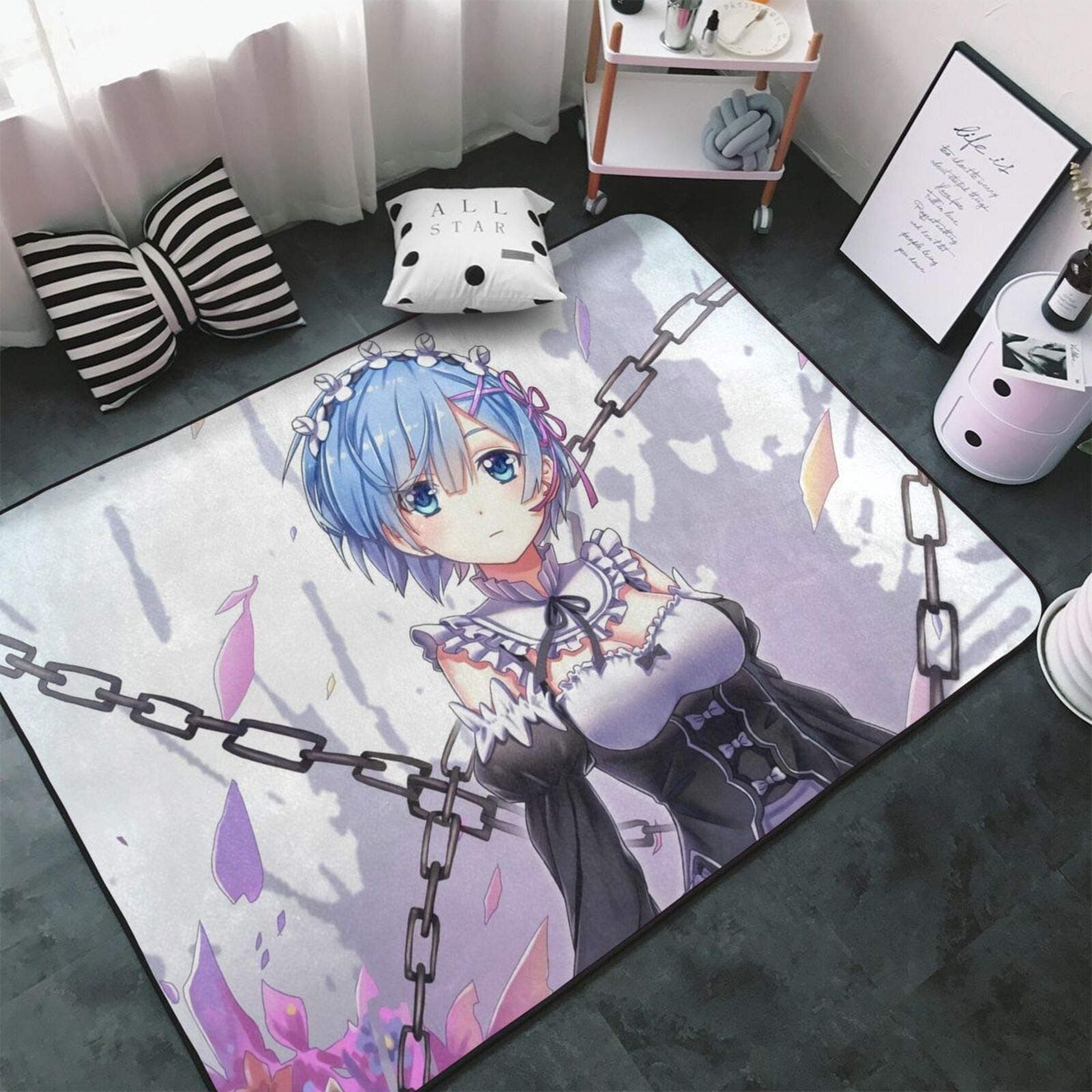 Re Zero Carpet Rem Bedroom Carpet 60 x 39 in