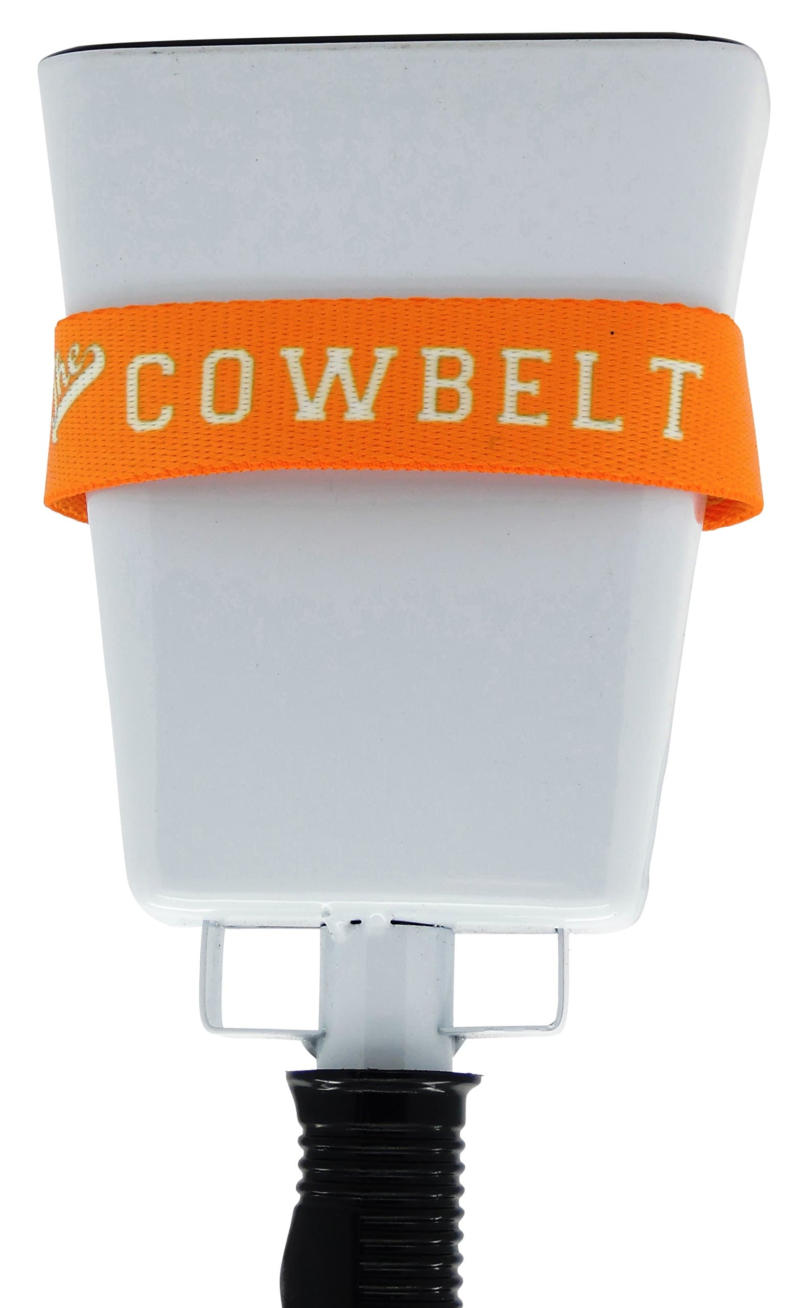 Cowbell Cowbelt Holster to Hold Bell for Cheering at Sporting Events - Orange