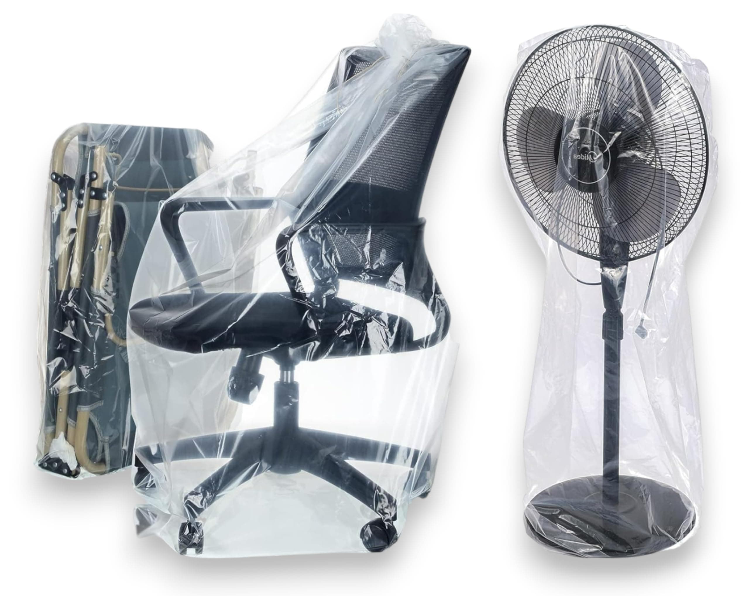 Raahii 10 Piece Multipurpose Plastic waterproof Dust couch cover Covering Protection Sheet for Home Packaging Protect Your chair sofa, Furniture, Fridge, Outdoor Space etc. (10)