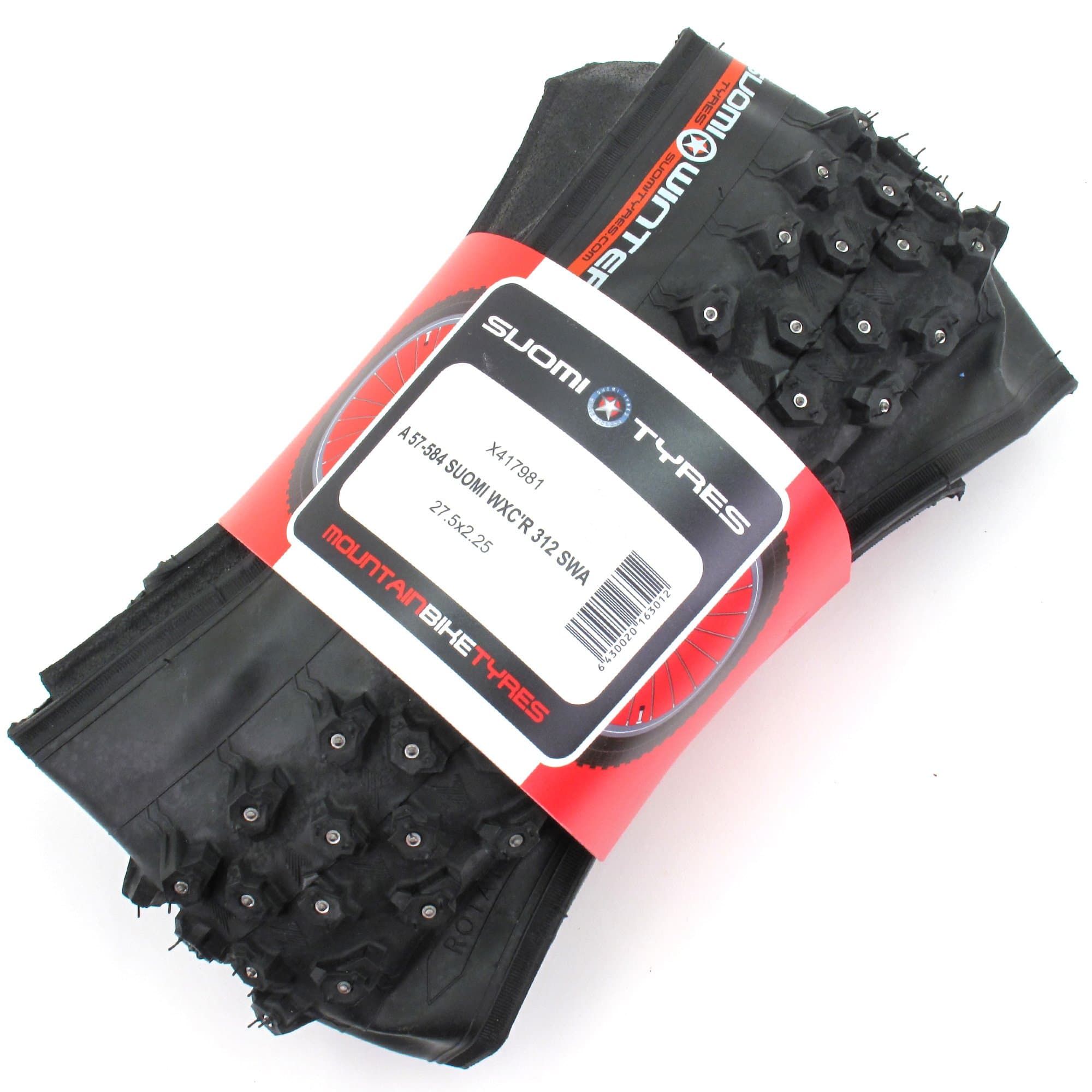 TR7133 WXC'R 312 27.5x2.25 Studded Bike Tire // 312 Studs // Folding