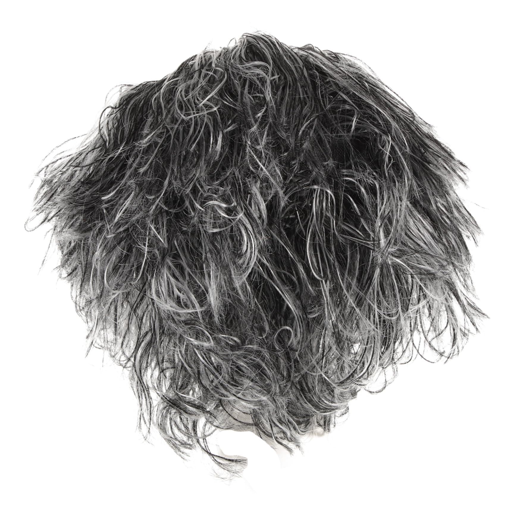 Generic Clown Costume Makeup Kit Wigs Men Accessories Old Man Costume Cosplay Wig Grandpa Wig Old Person Costume Old Man Outfit Scientist Costume Wig Old Man Wig Make up Suite K Silk Elder