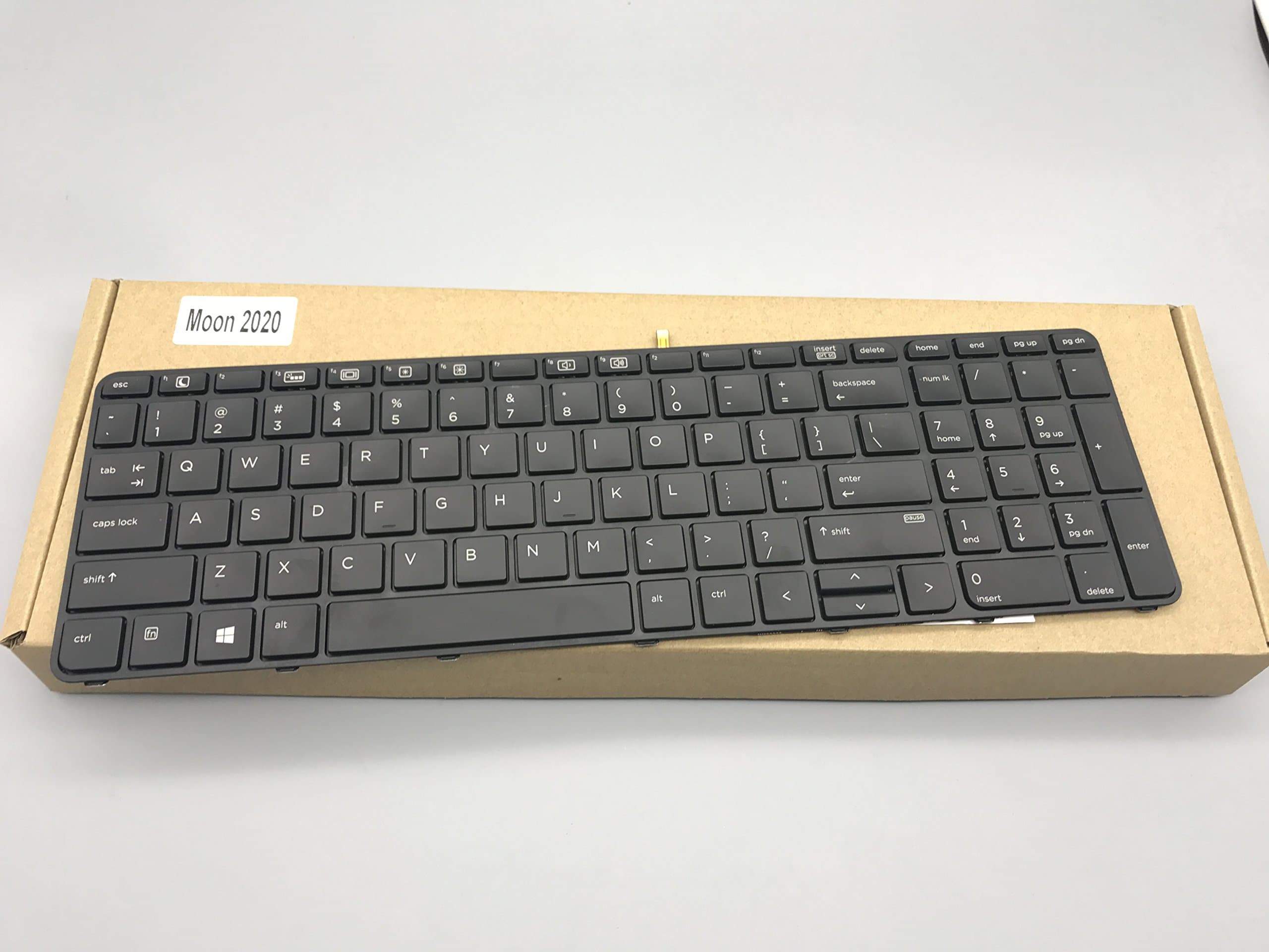 Replacement Keyboard for HP ProBook 450 G3 / 455 G3 / 470 G3 Laptop with Frame, with Backlight SG-80620-XUA P/N:6037B0114601 841137-001