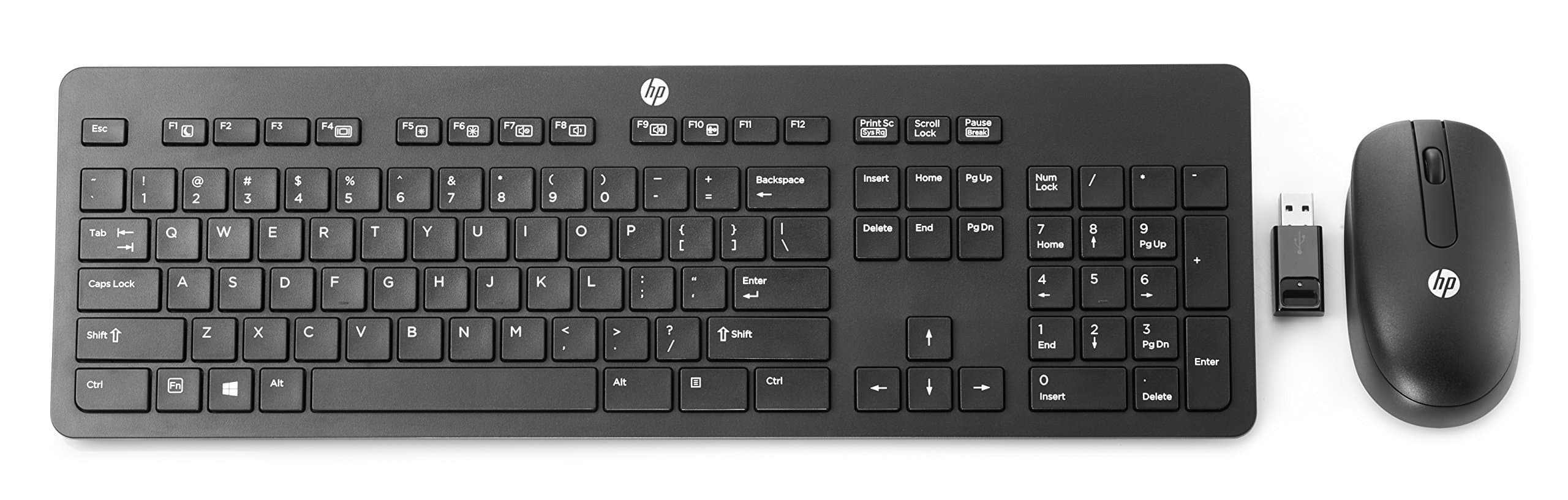 HP N3R88AT#ABU Business Slim - Keypad and mouse set - wireless - 2.4 GHz - UK layout - promo - for ProOne 400 G2 - (Keyboards > Keyboards)