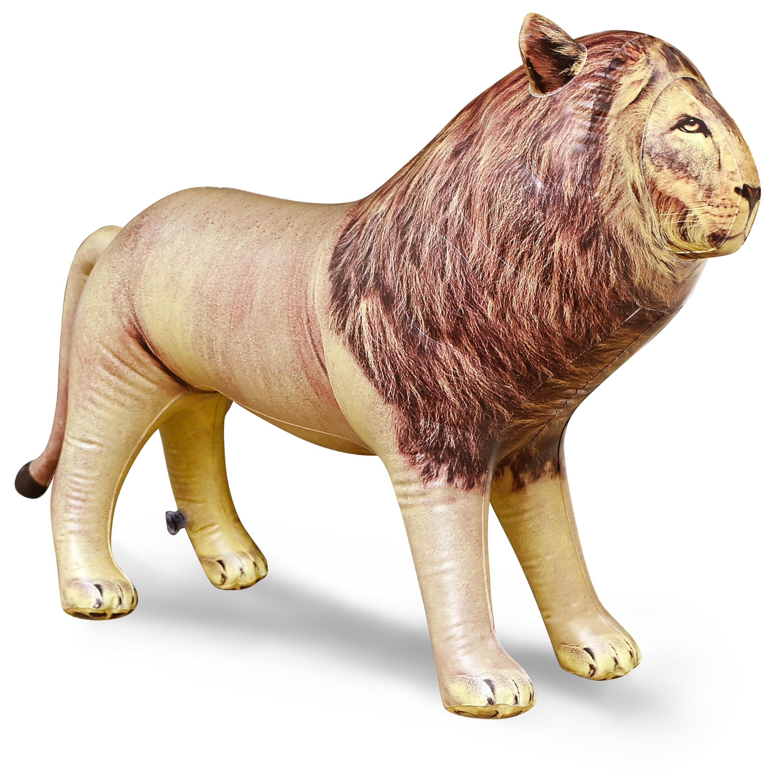 Jet Creations Inflatable Male Lion with Mane Stuffed Animal, Standing - Ideal for Safari or Wildlife Theme Parties, Favors, and Decorations, Size 36 inch Long, an-Lion