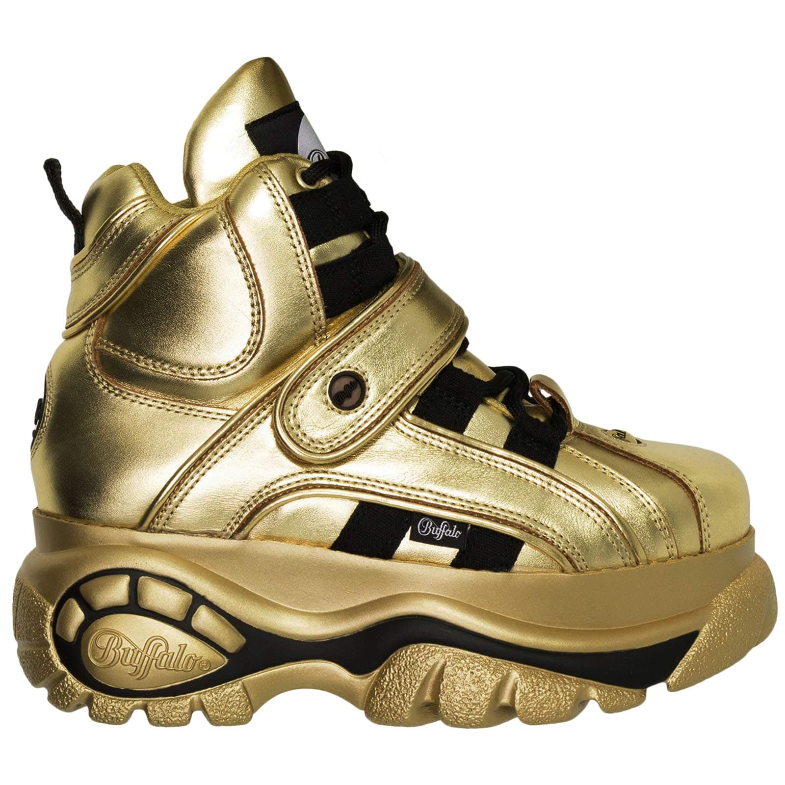 Buffalo Womens Classics 2.0 Leather Gold Boots 3 UK