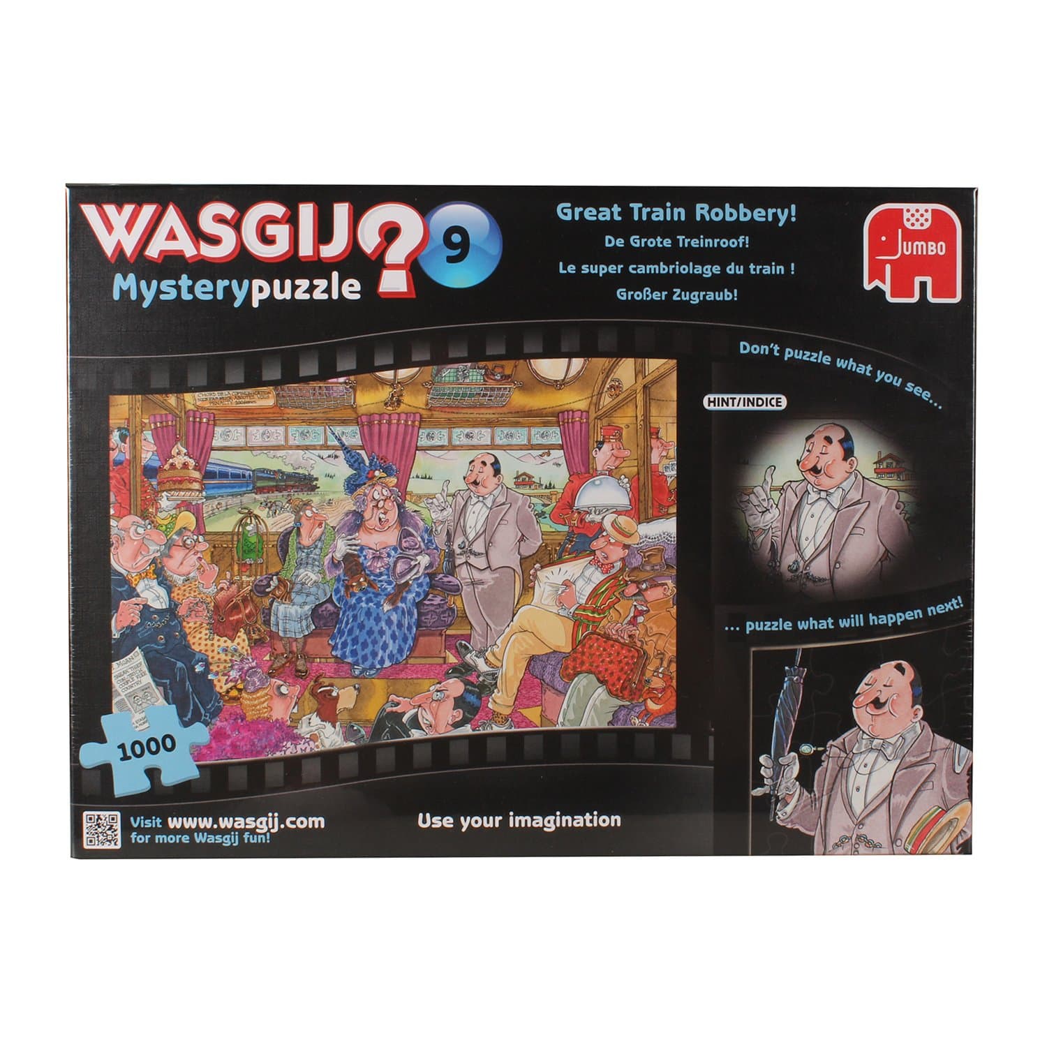 Wasgij 1000 Piece Mystery 9 The Great Train Robbery Jigsaw Puzzle