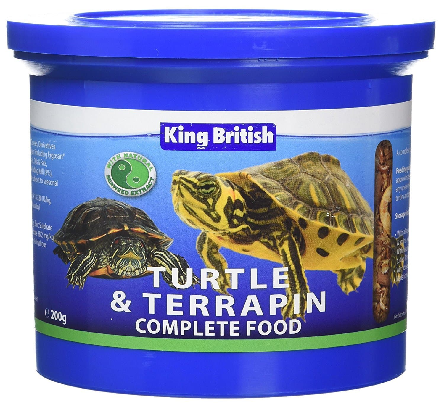King British Turtle & Terrapin Food - 200g Tub