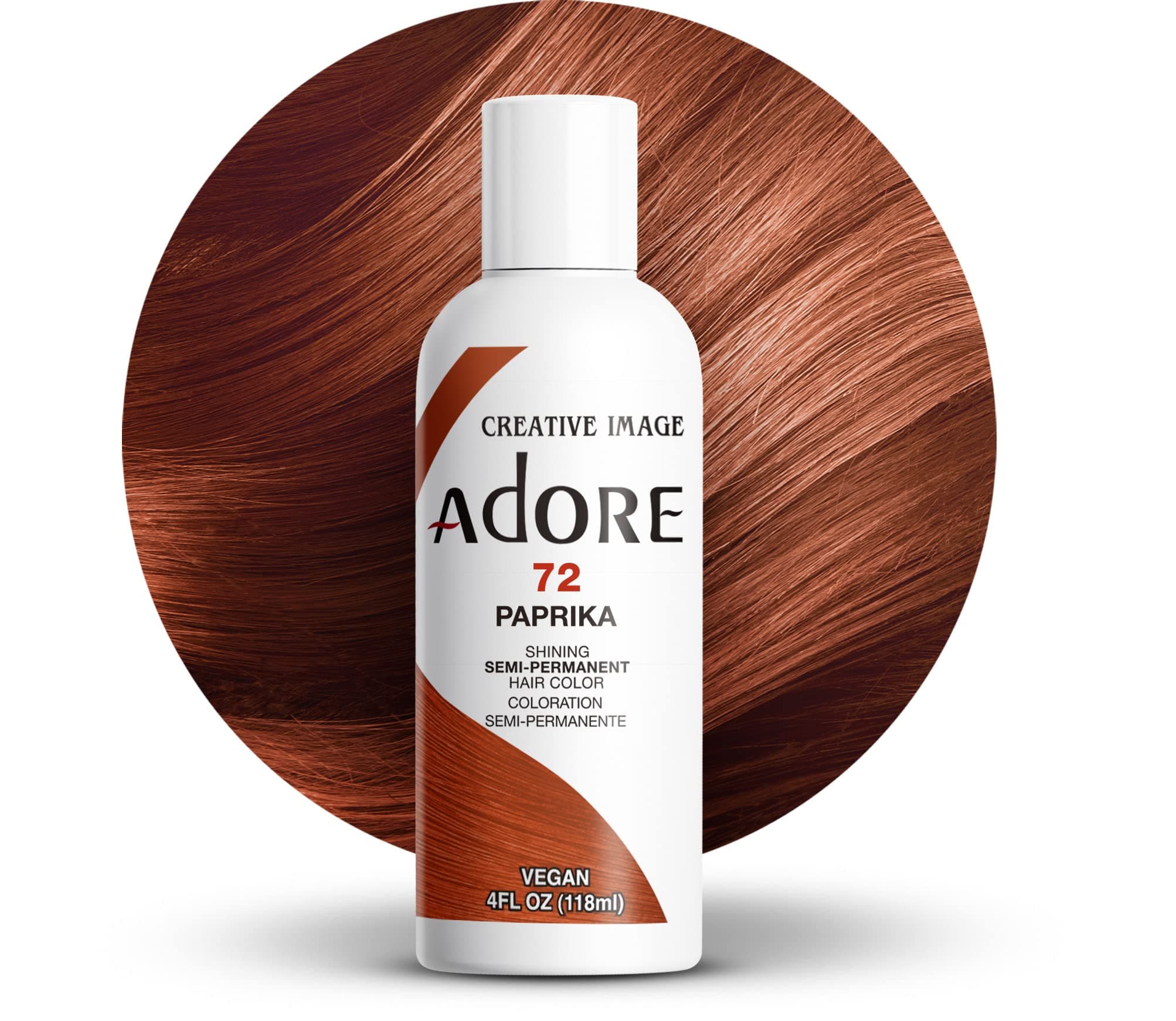 Adore Shining Semi Permanent Hair Colour, 72 Paprika