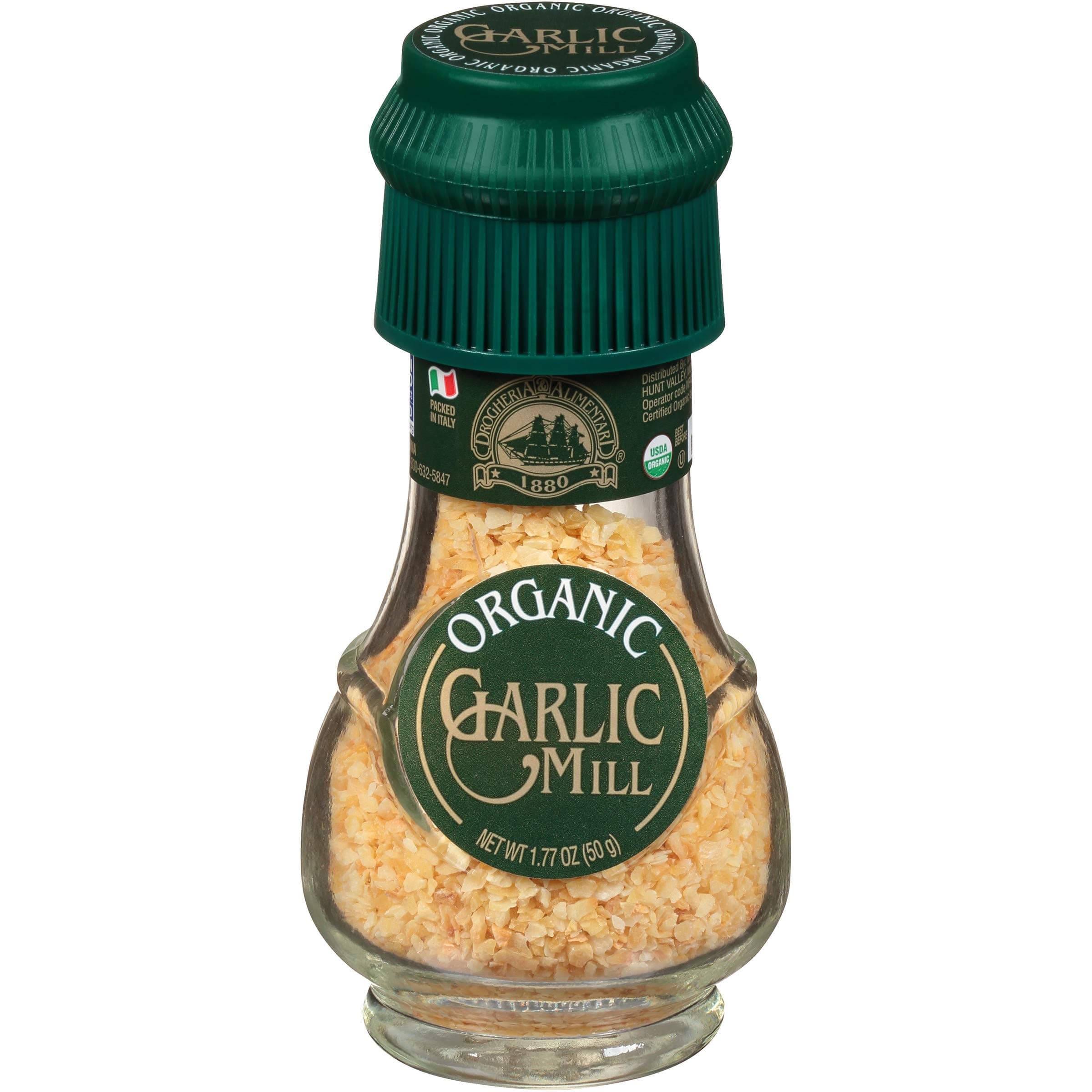 Drogheria & Alimentari Organic Garlic Mill, 1.77 oz (Pack of 6)