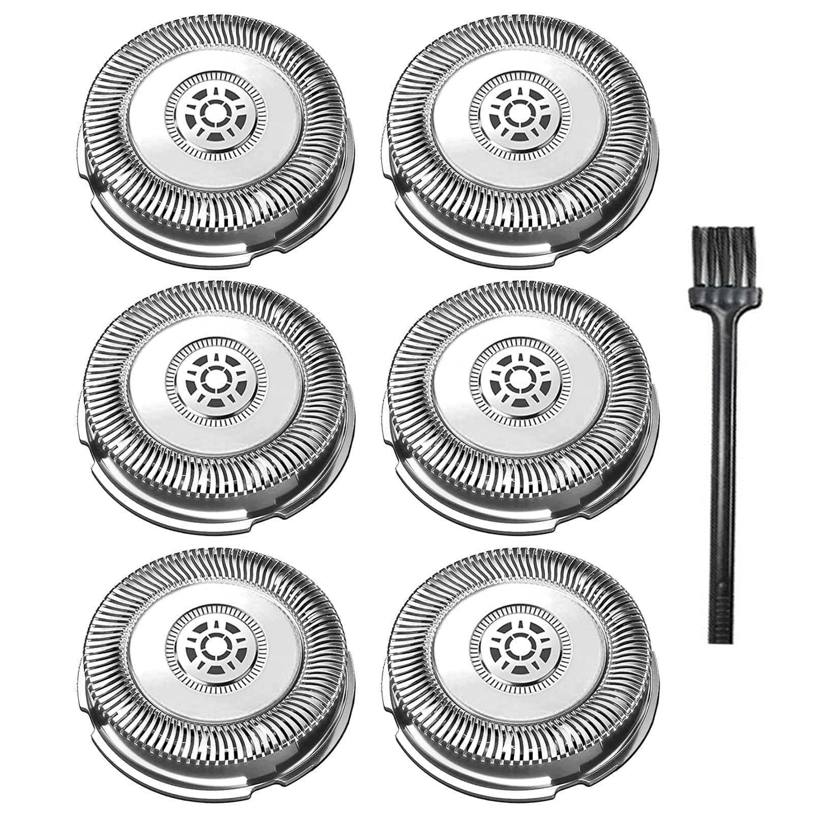 SH70 Replacement Heads for Philips Norelco Replacement Heads 7000 series,7500 S7370 S7371 S7720 and Star Wars Shaver SW7700 ，New Blades 6-pc pack